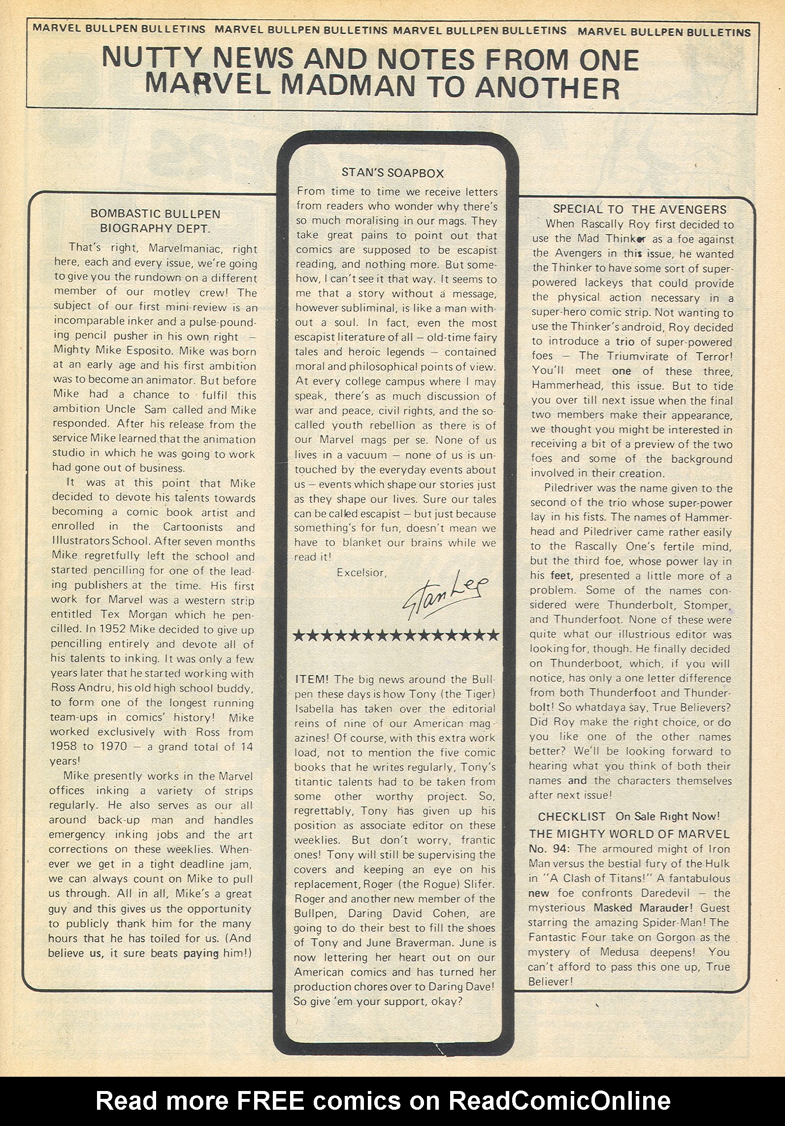 Read online The Avengers (1973) comic -  Issue #44 - 17