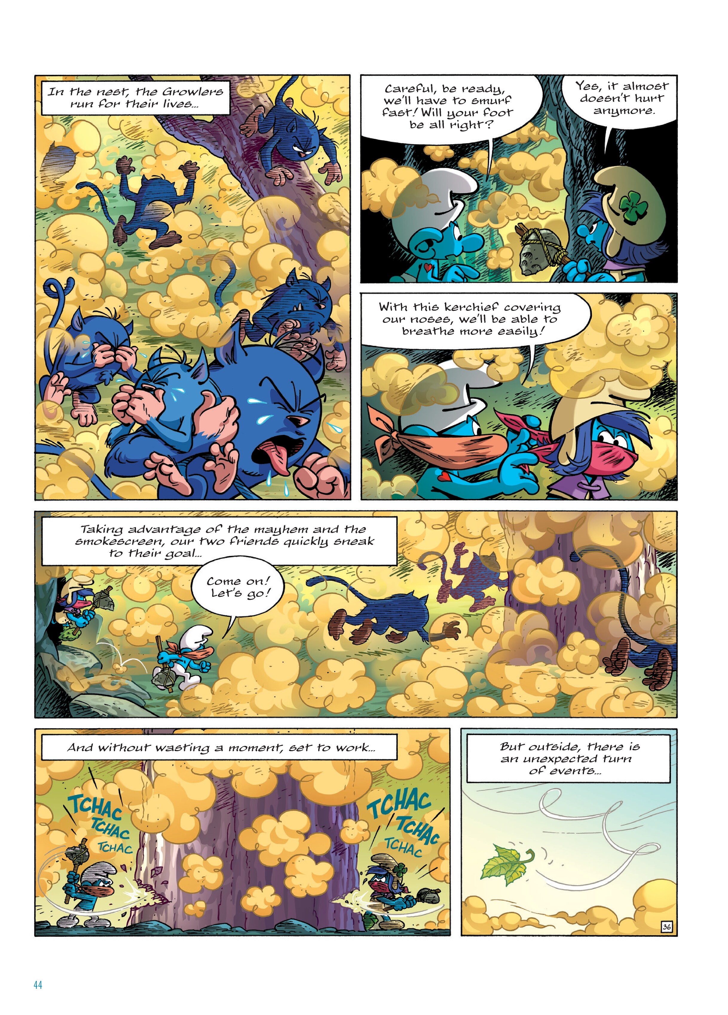 Read online Smurfs: The Village Behind The Wall comic -  Issue #2 - 44
