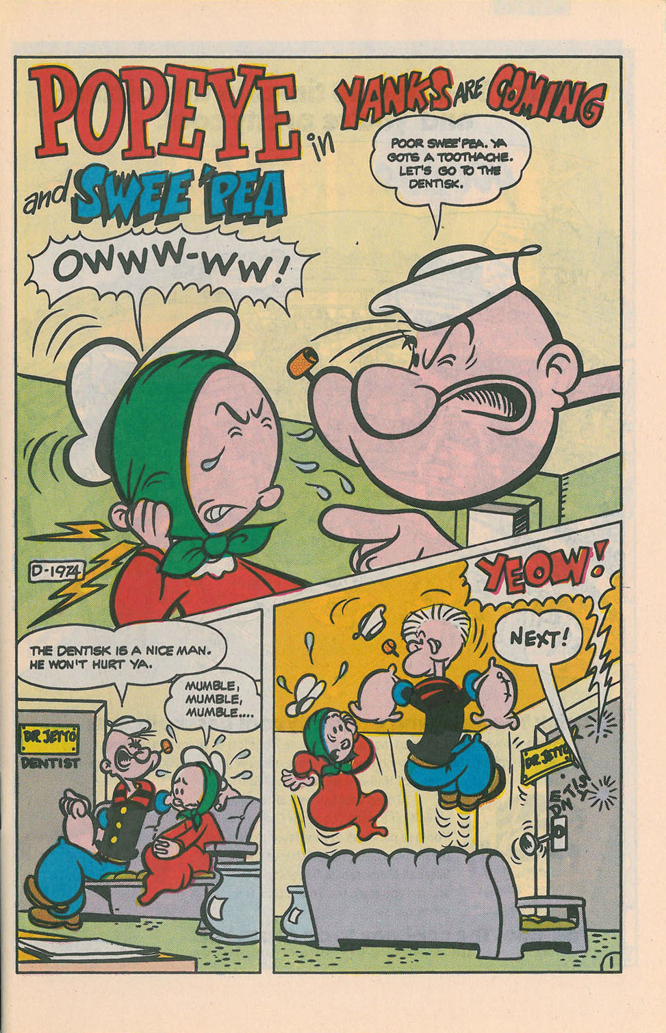 Read online Popeye (1993) comic -  Issue #2 - 3