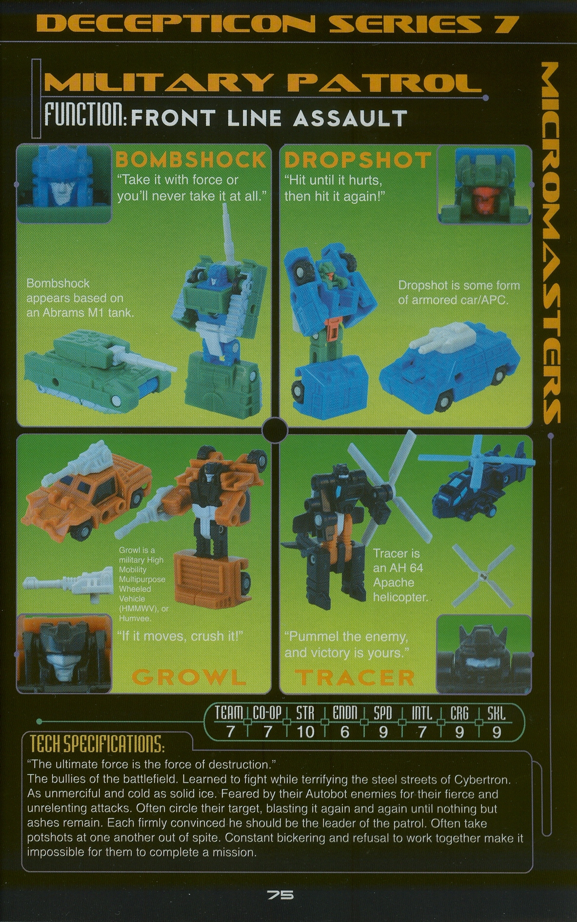 Read online Cybertronian: An Unofficial Transformers Recognition Guide comic -  Issue #5 - 74