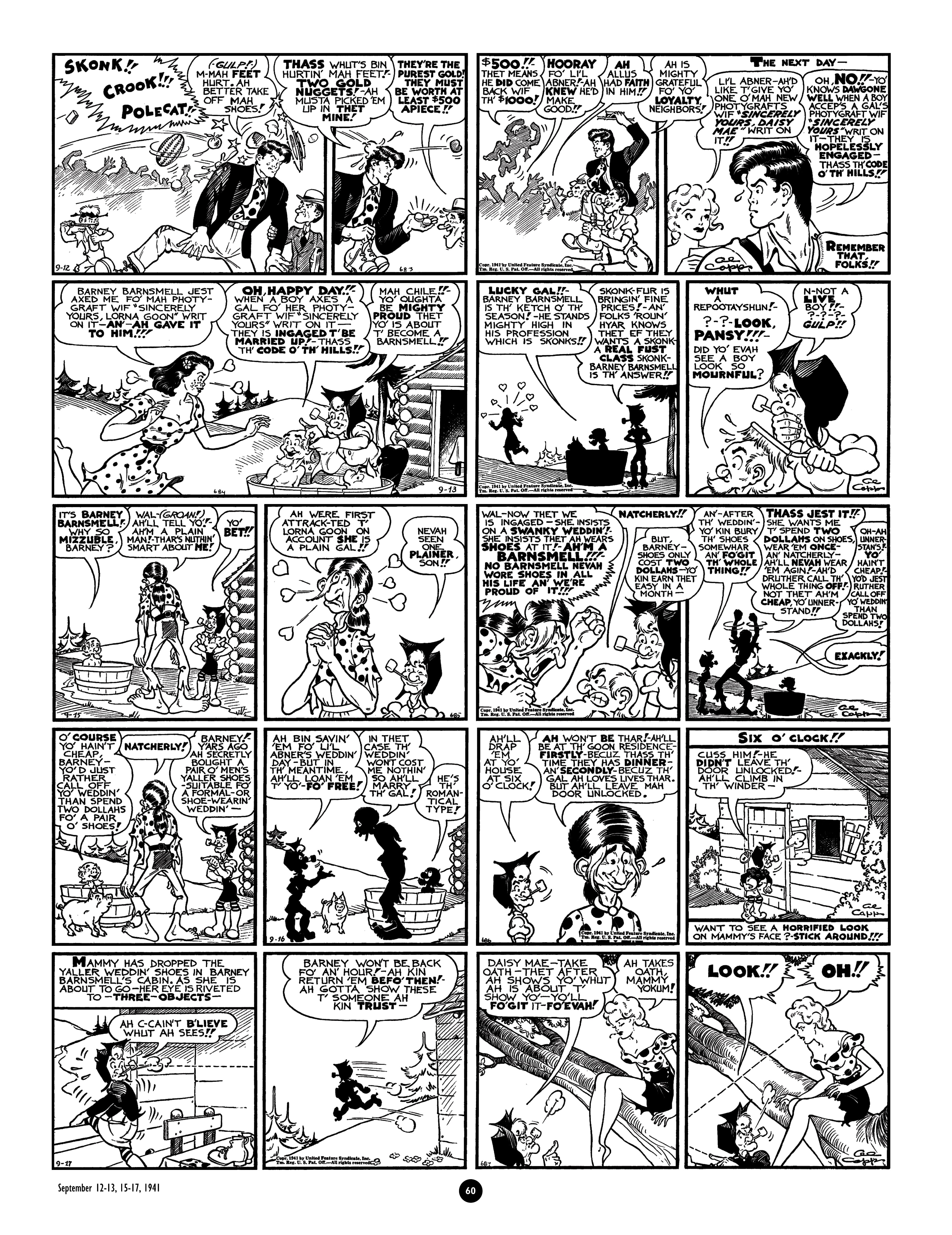 Read online Al Capp's Li'l Abner Complete Daily & Color Sunday Comics comic -  Issue # TPB 4 (Part 1) - 61