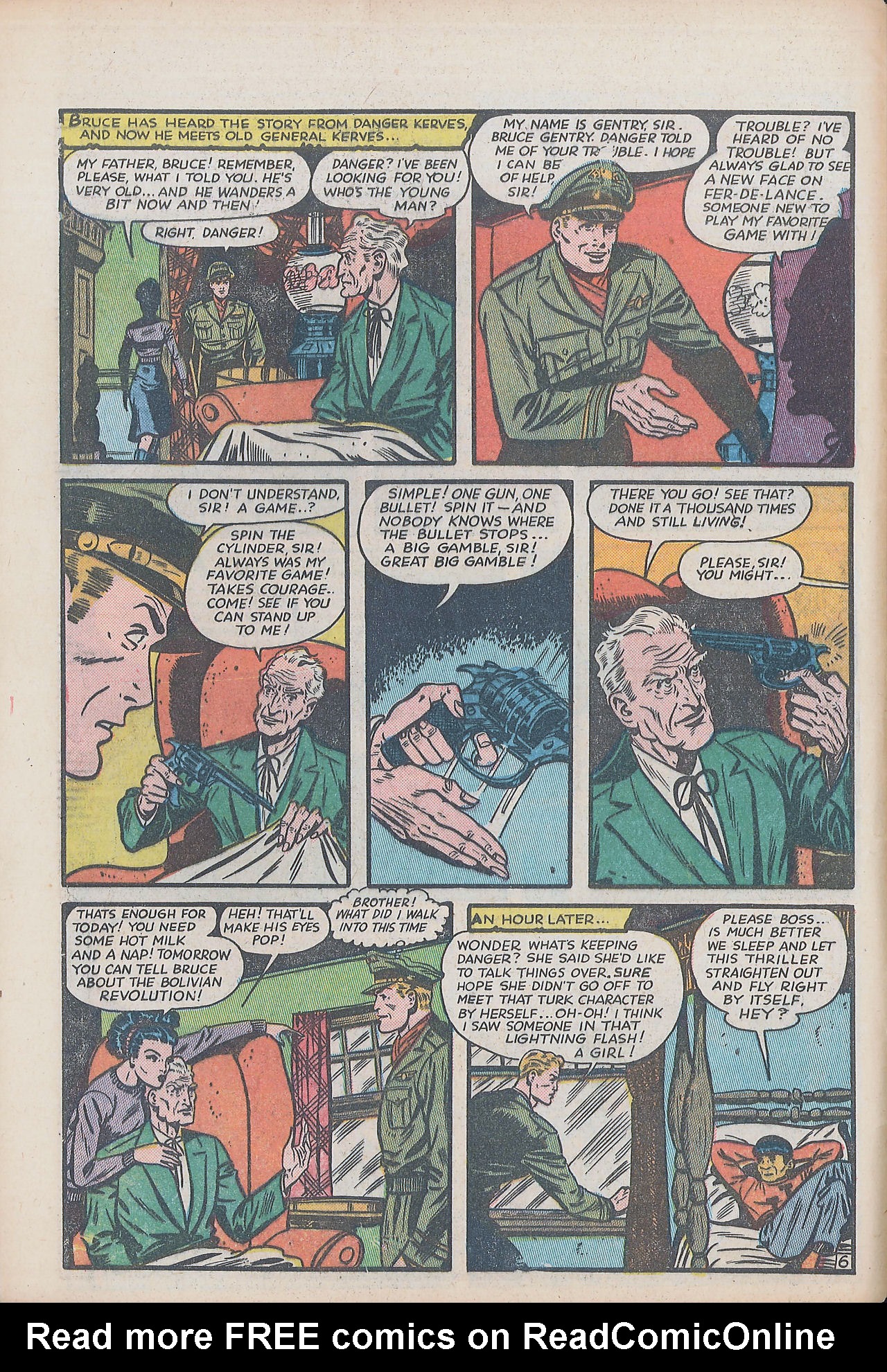 Read online Bruce Gentry comic -  Issue #4 - 8