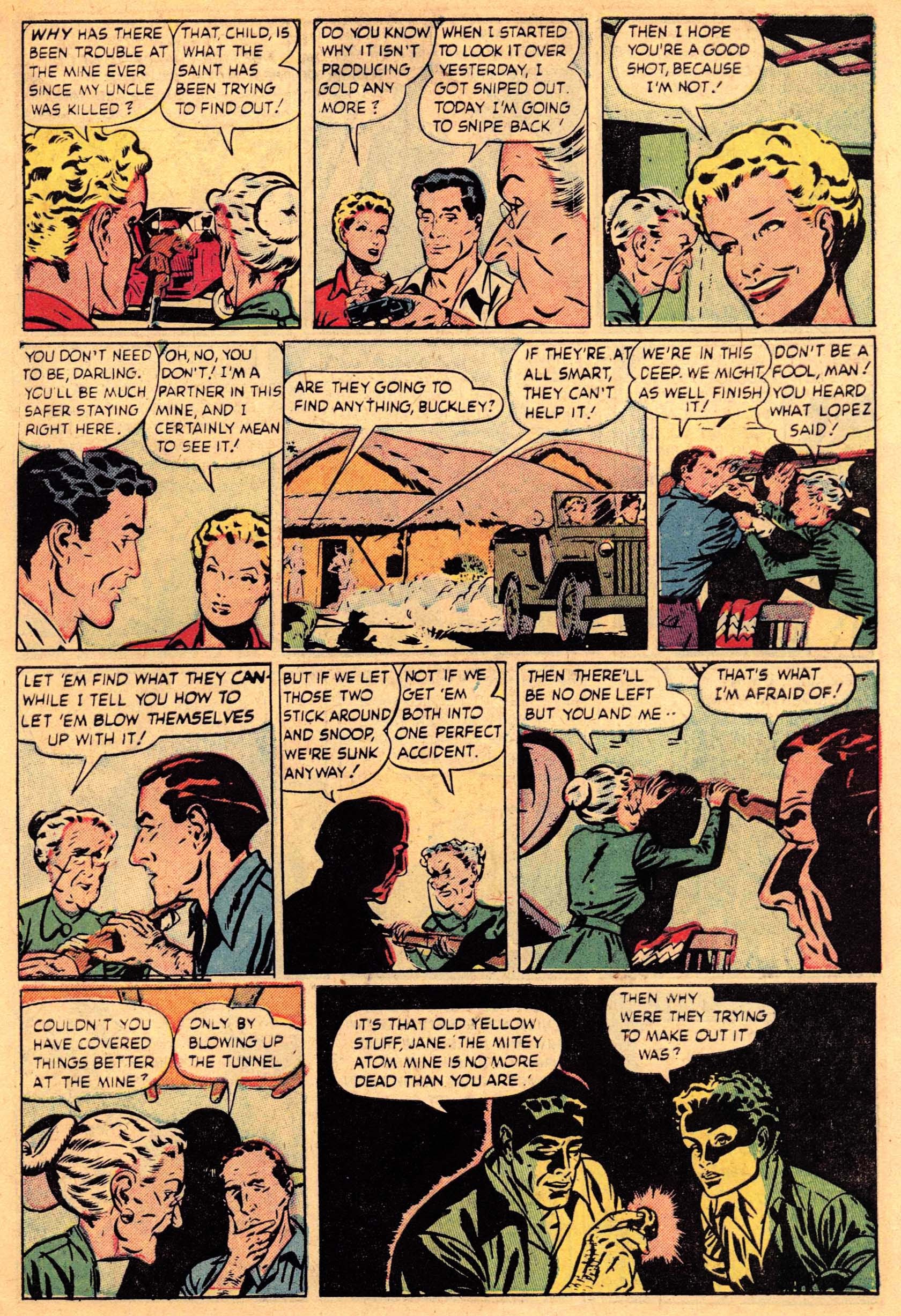 Read online The Saint (1947) comic -  Issue #11 - 27