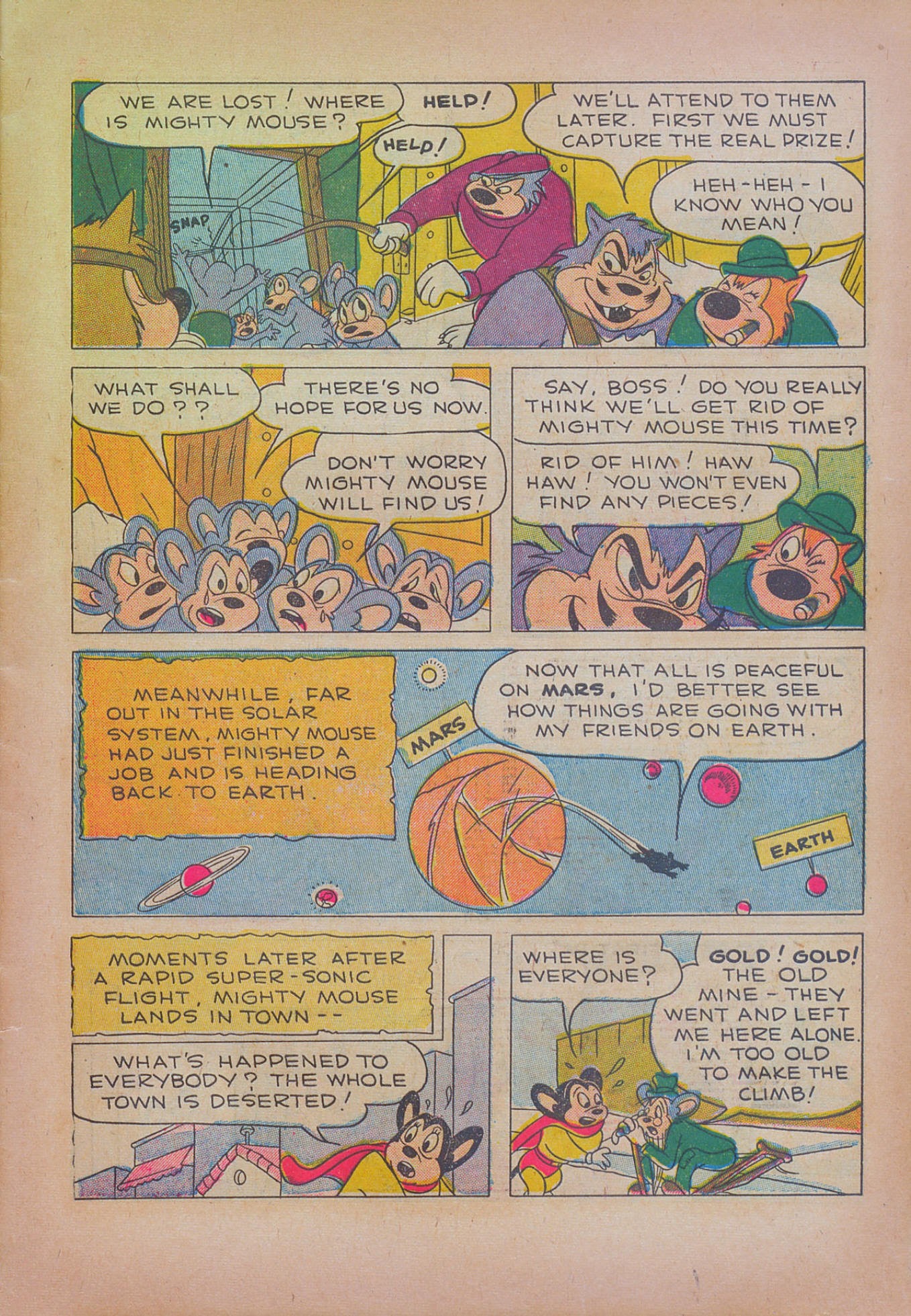 Read online Paul Terry's Mighty Mouse Comics comic -  Issue #34 - 5