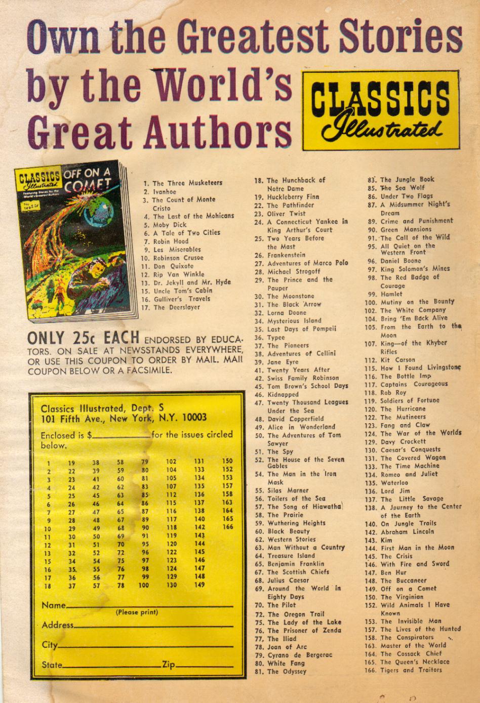 Read online Classics Illustrated comic -  Issue #126 - 52