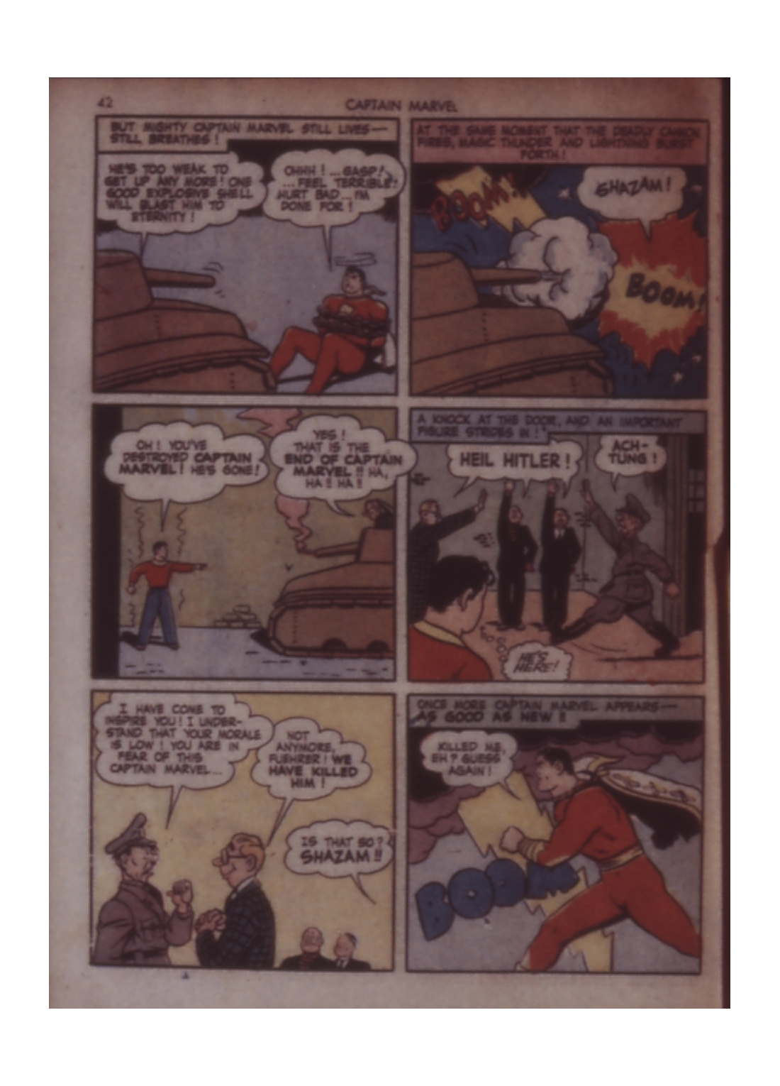 Read online Captain Marvel Adventures comic -  Issue #19 - 42