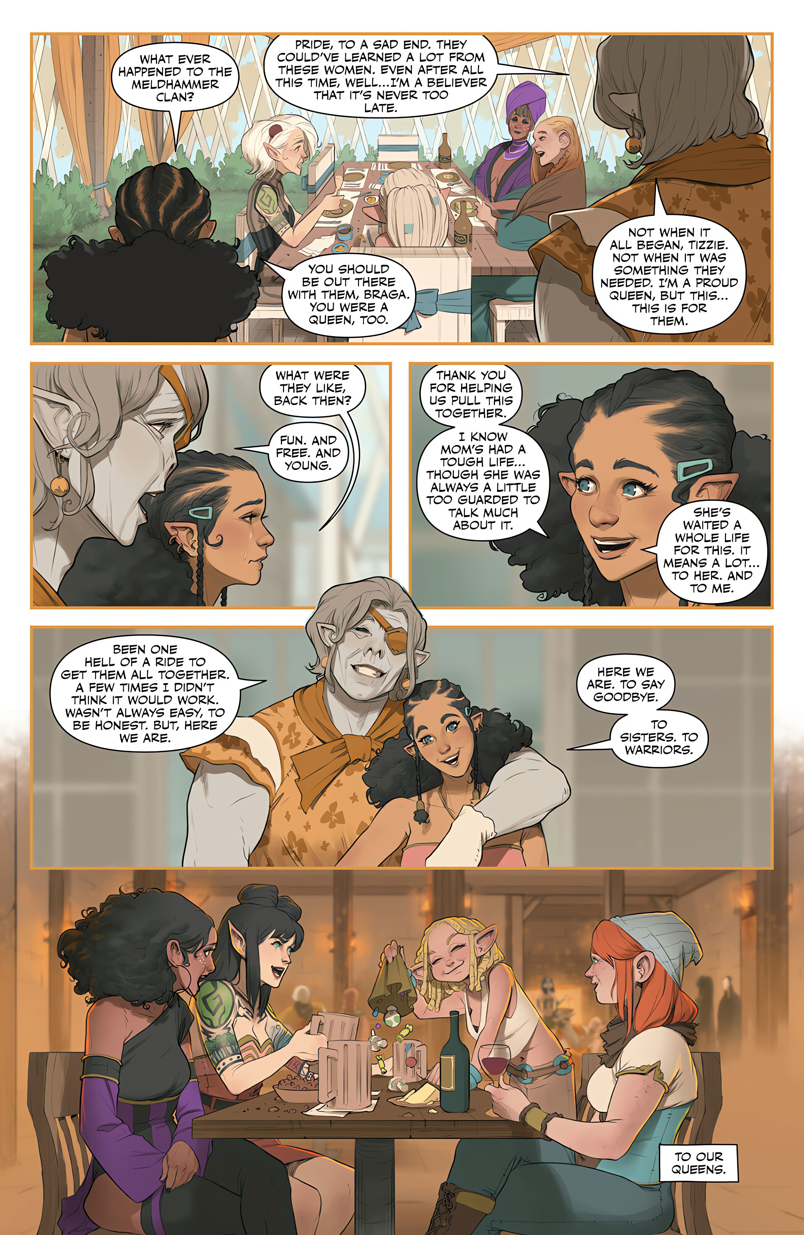 Read online Rat Queens: Sisters Warriors Queens comic -  Issue # TPB - 75
