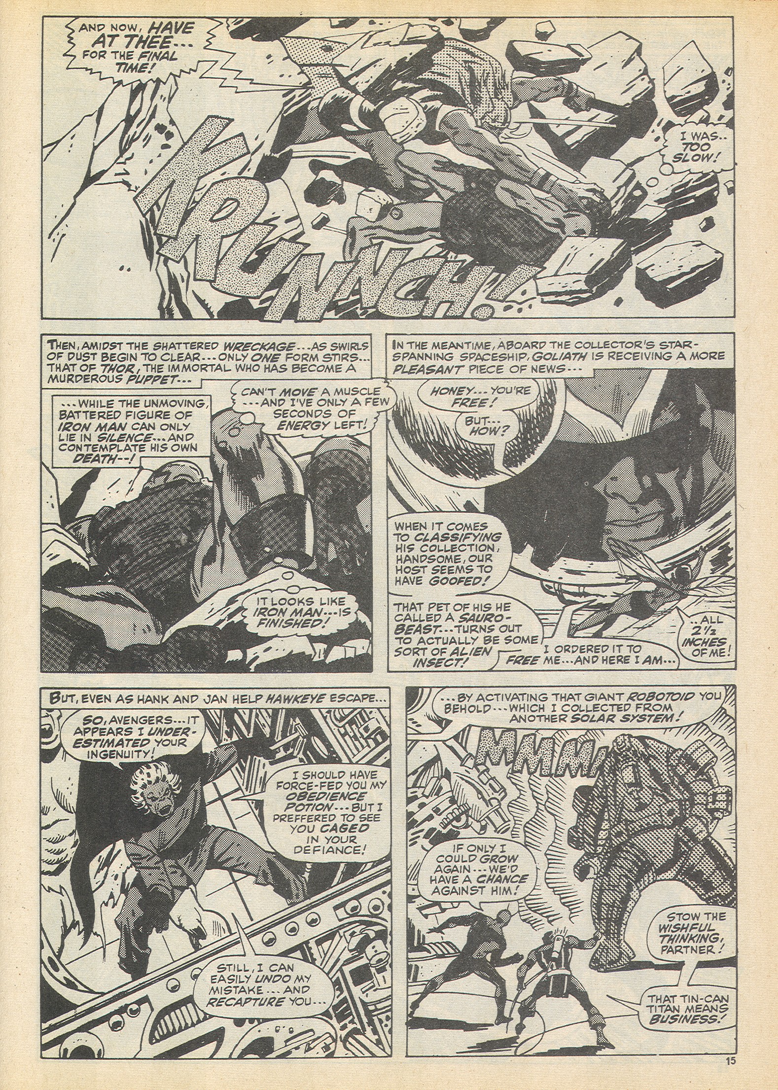 Read online The Avengers (1973) comic -  Issue #69 - 15