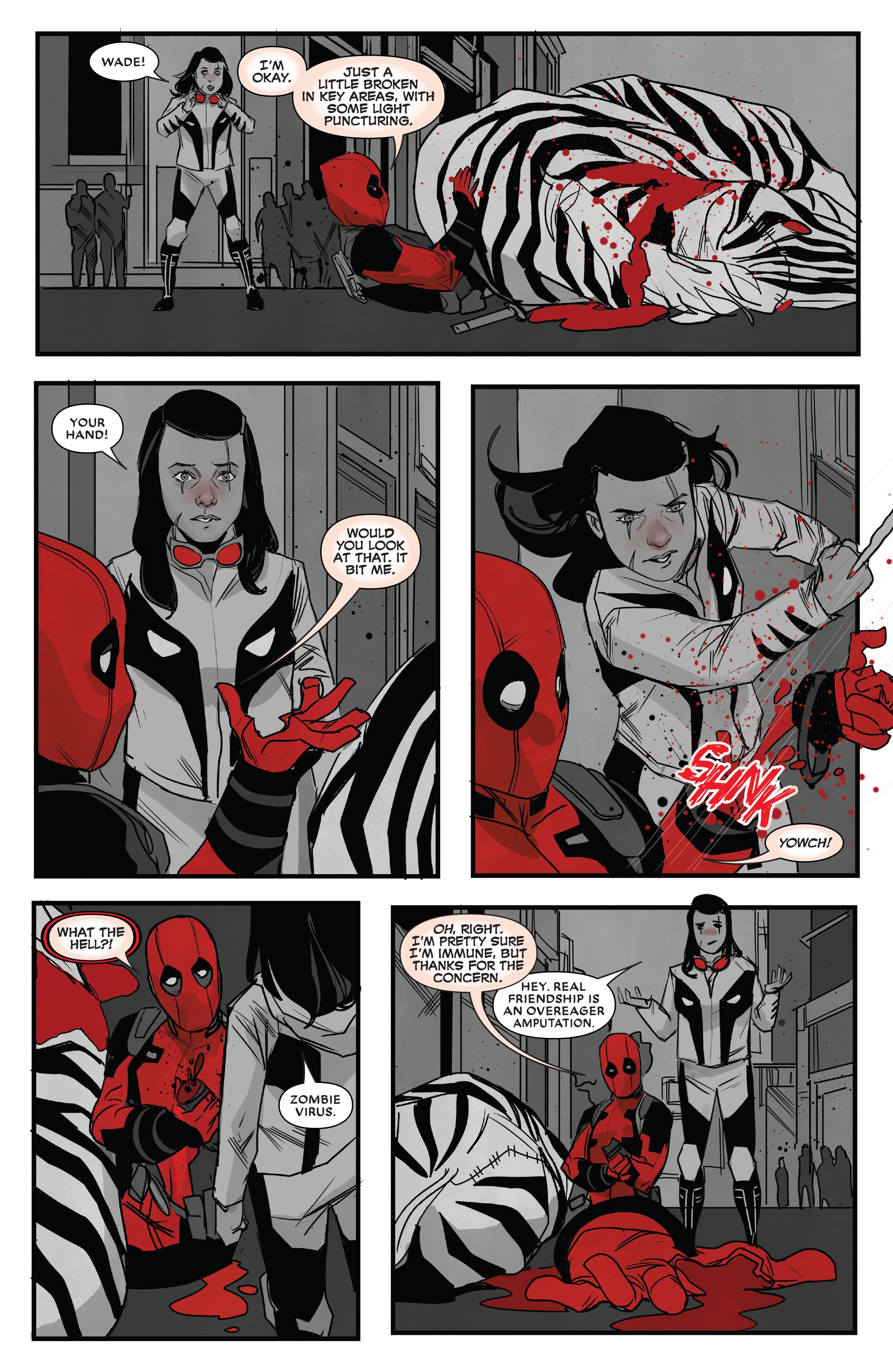 Read online Deadpool: Black, White & Blood comic -  Issue #1 - 9