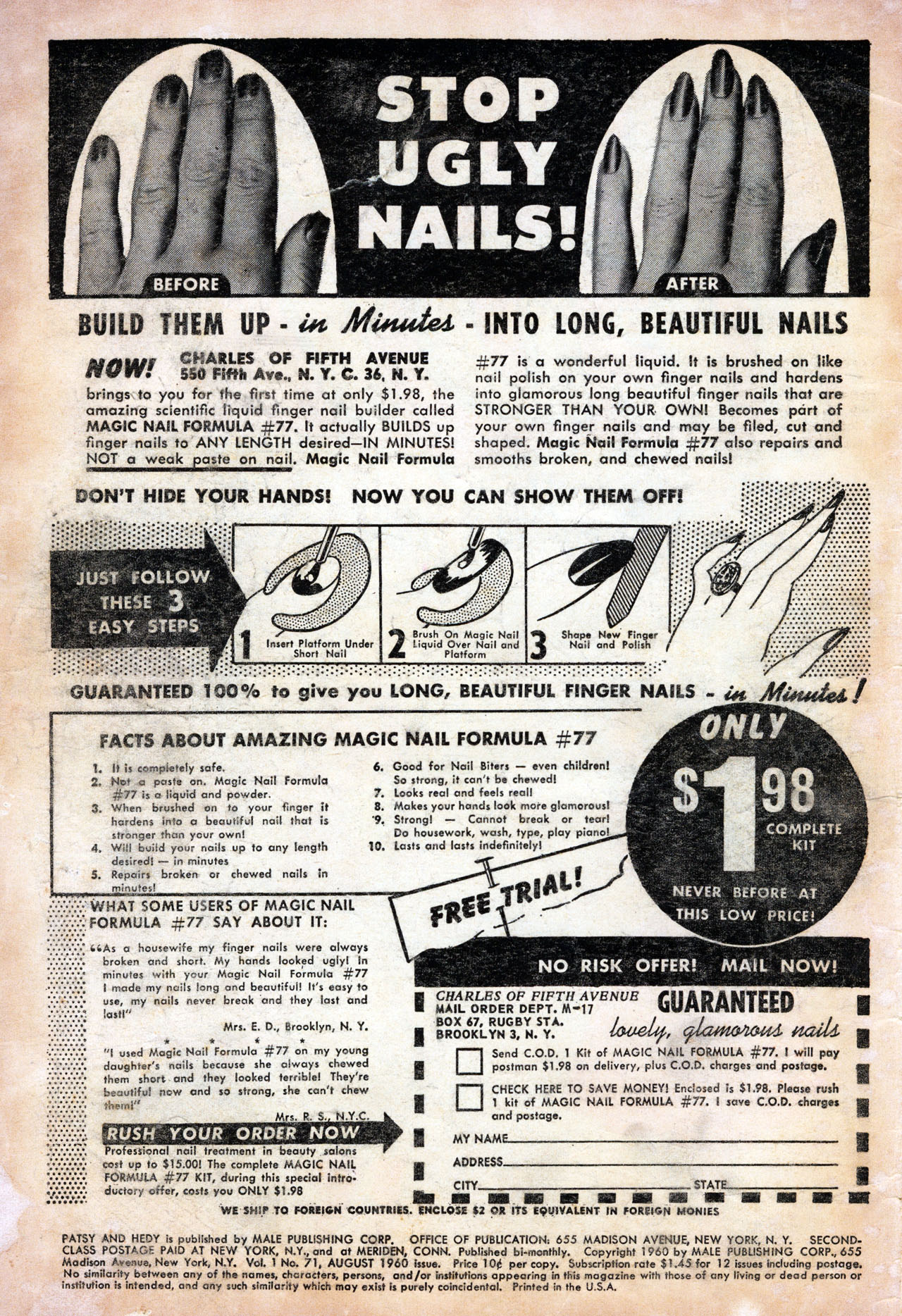 Read online Patsy and Hedy comic -  Issue #71 - 2