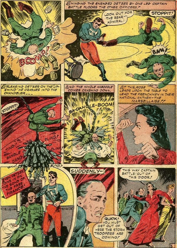 Read online Captain Battle Comics comic -  Issue #5 - 4