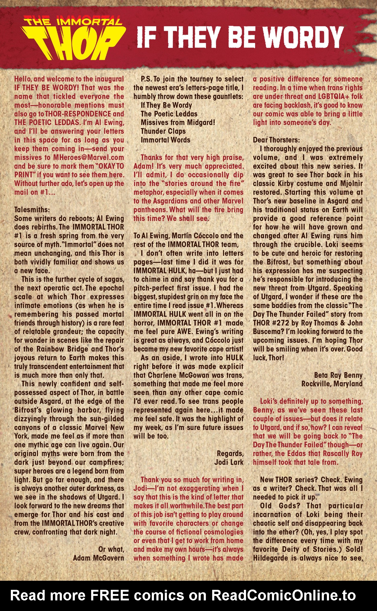 Read online The Immortal Thor comic -  Issue #3 - 21