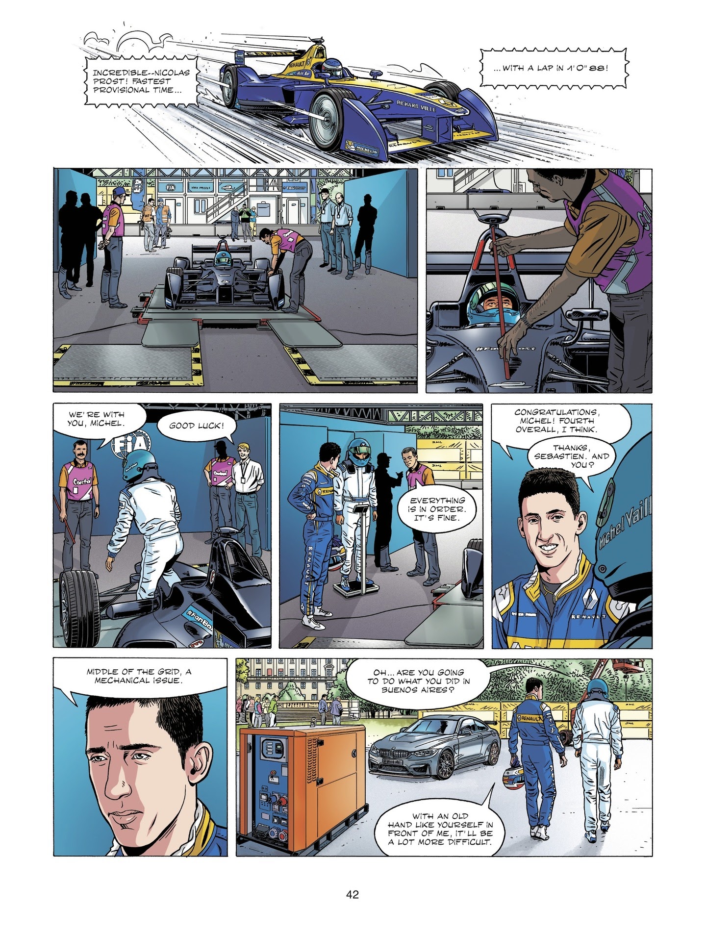 Read online Michel Vaillant comic -  Issue #5 - 42