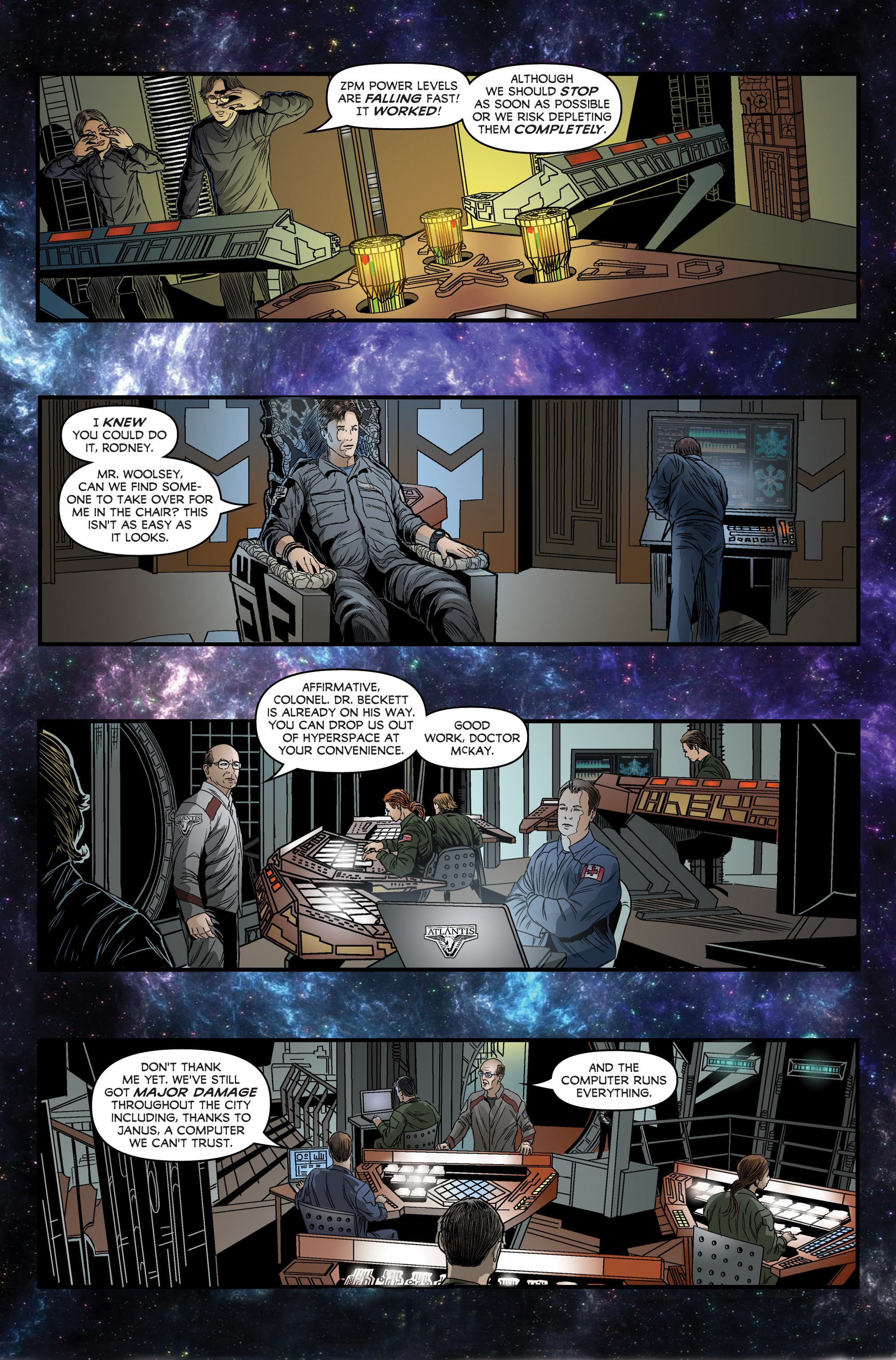 Read online Stargate Atlantis: Gateways comic -  Issue #1 - 6