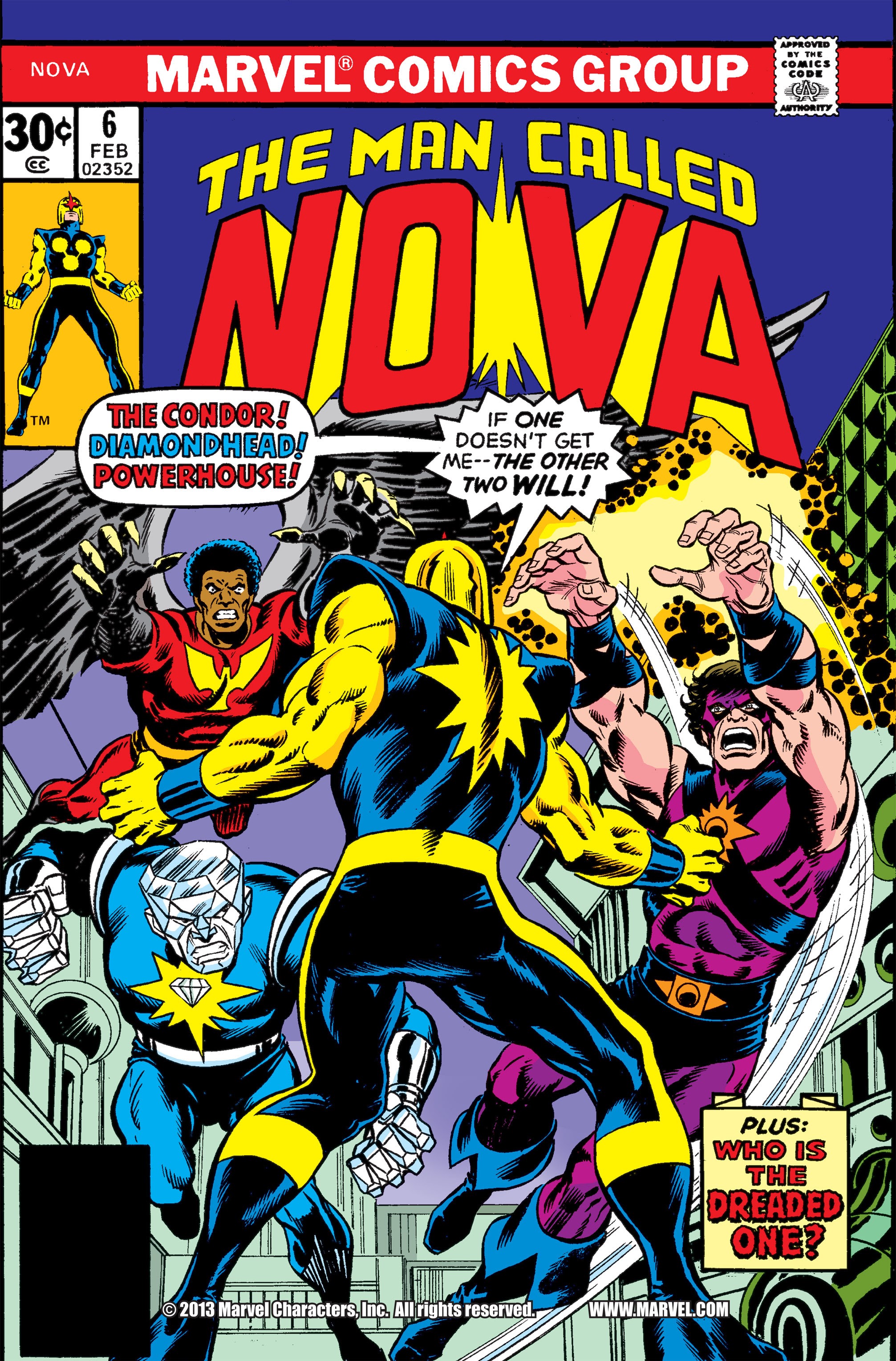 Read online Nova (1976) comic -  Issue #6 - 1