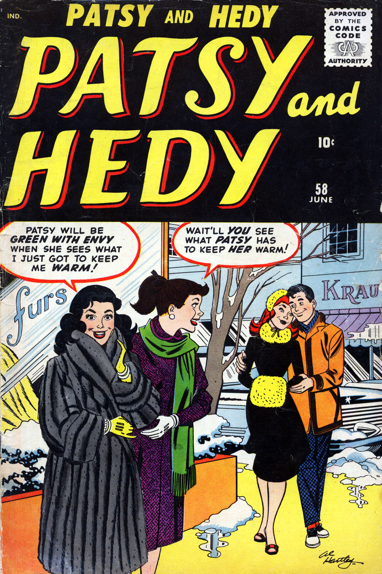 Read online Patsy and Hedy comic -  Issue #58 - 1