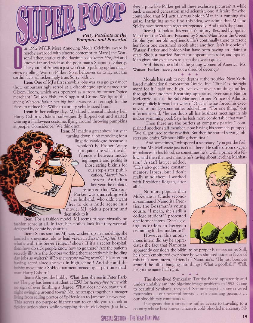 Read online Marvel: The Year-in-Review comic -  Issue #4 - 21