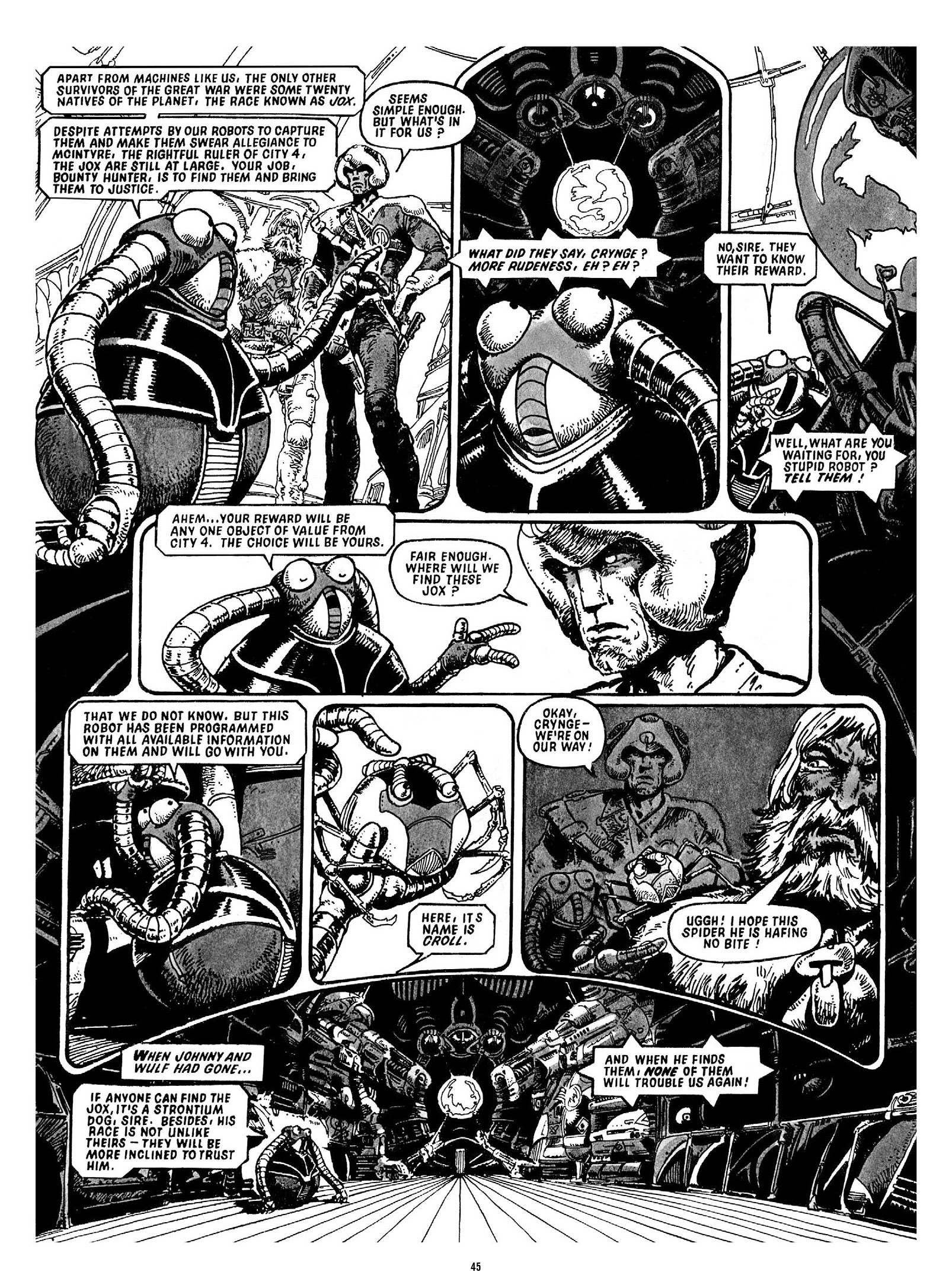 Read online Strontium Dog Search and Destroy: The Starlord Years comic -  Issue # TPB - 44