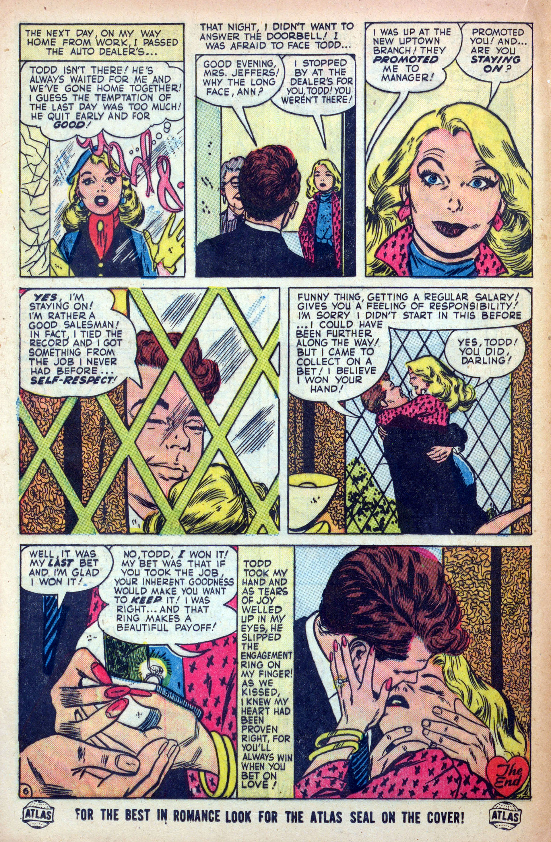 Read online Secret Story Romances comic -  Issue #8 - 16