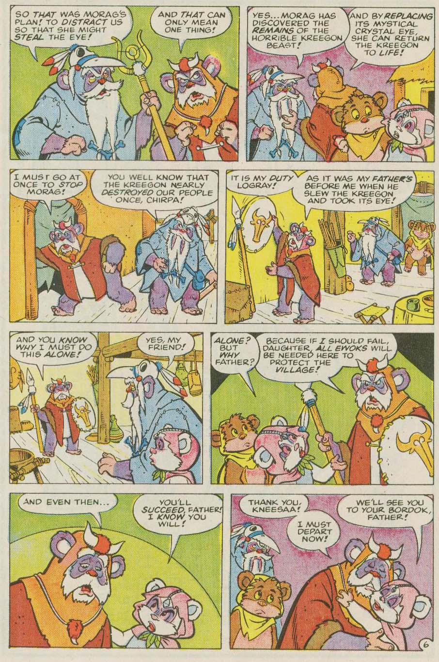Read online Ewoks (1987) comic -  Issue #8 - 7