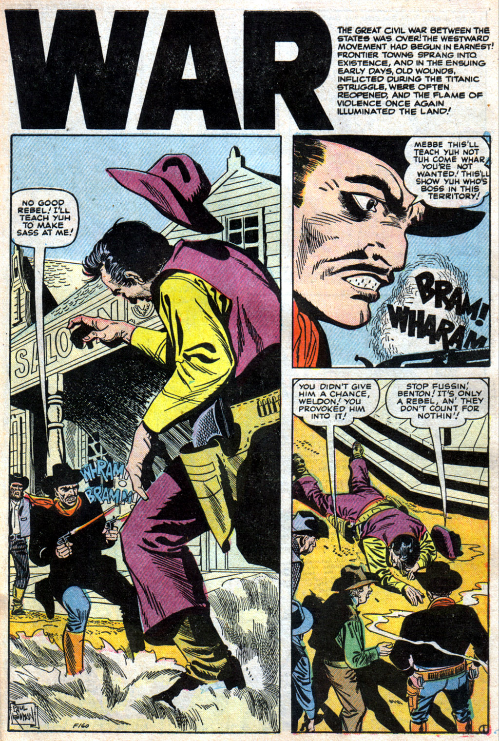 Read online Western Outlaws (1954) comic -  Issue #6 - 3