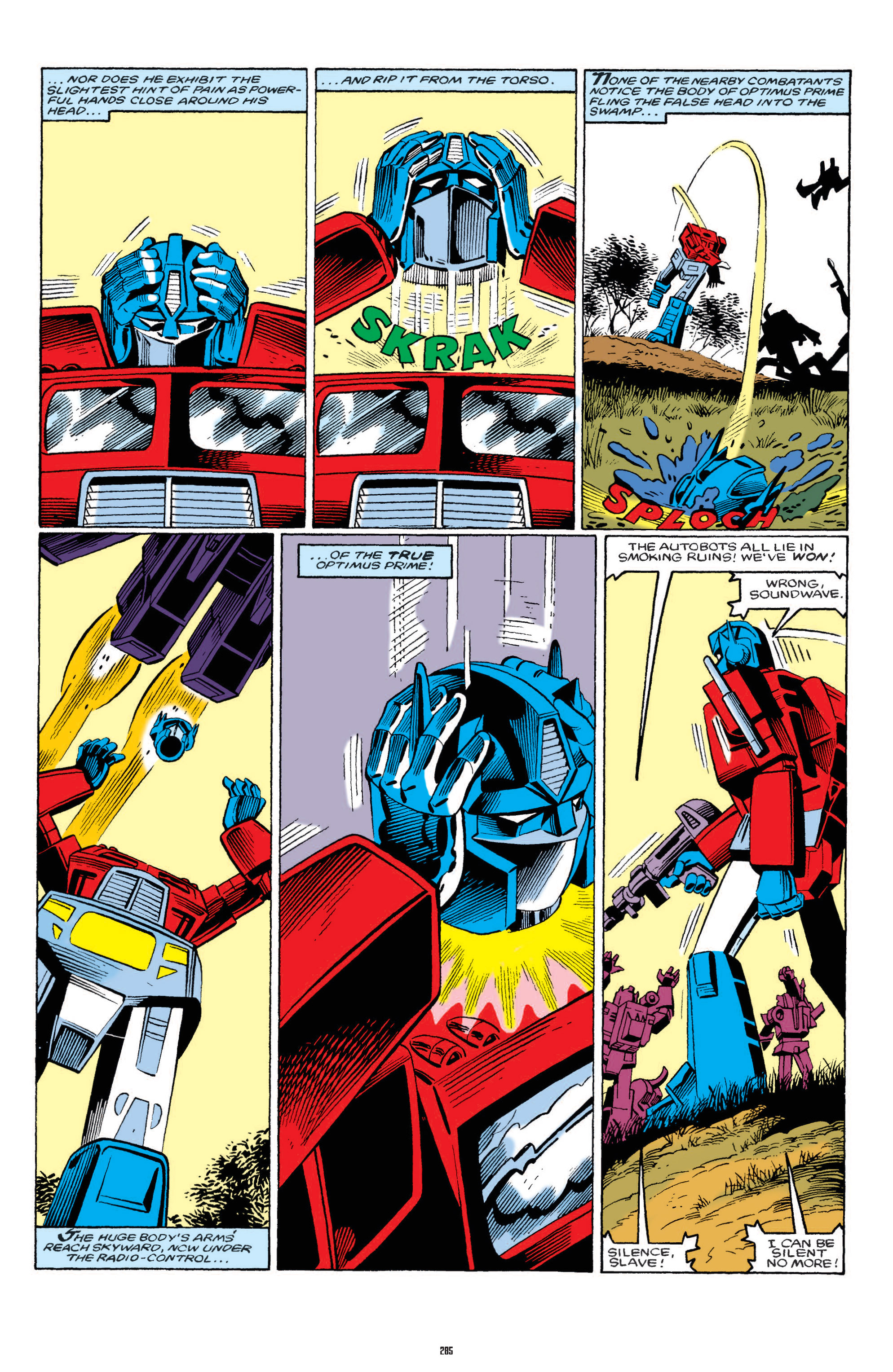 Read online The Transformers Classics comic -  Issue # TPB 1 - 286