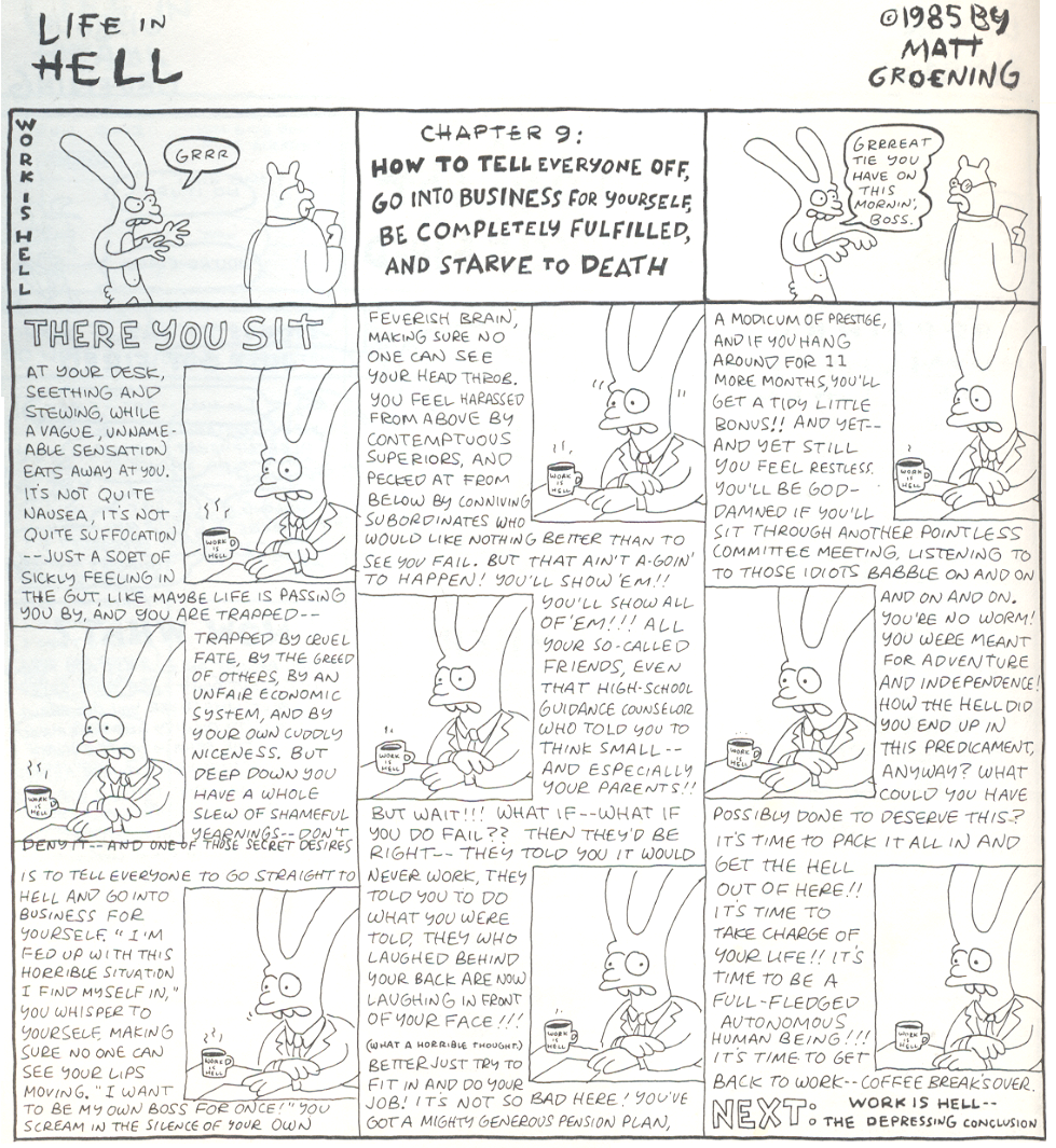 Read online Life In Hell comic -  Issue # TPB Work Is Hell - 12