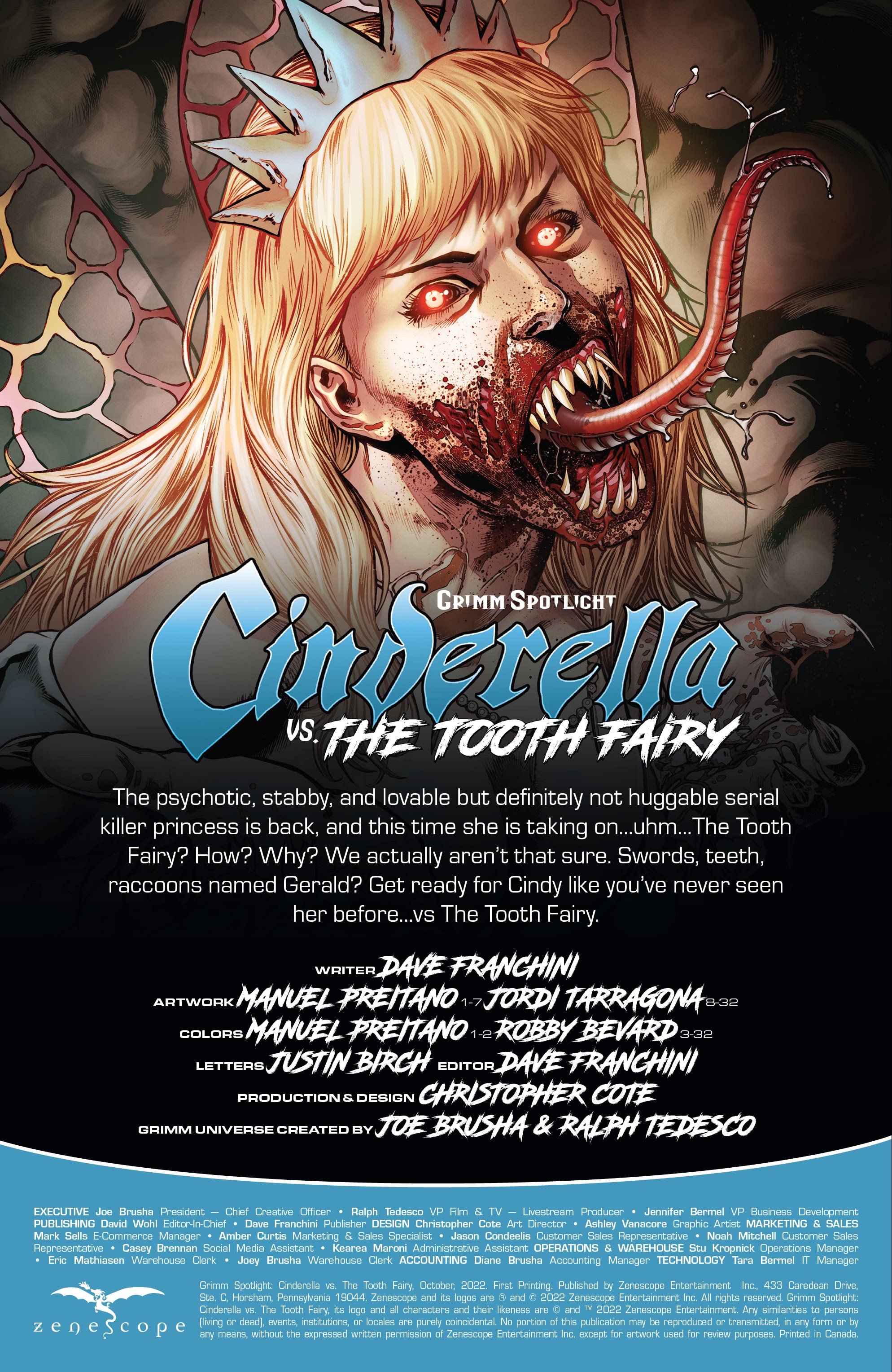 Read online Grimm Spotlight: Cinderella vs The Tooth Fairy comic -  Issue # Full - 2