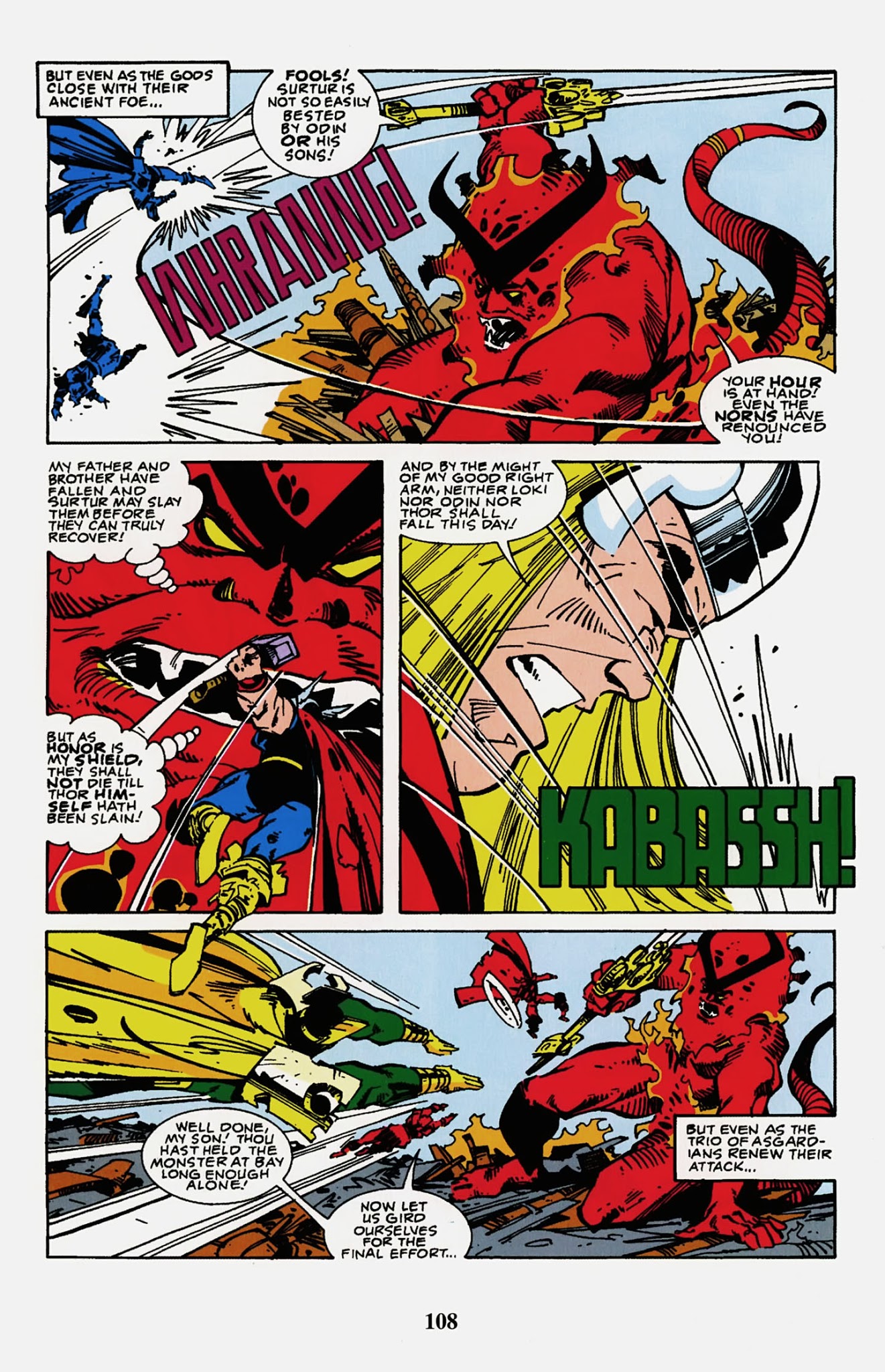 Read online Thor Visionaries: Walter Simonson comic -  Issue # TPB 2 - 110
