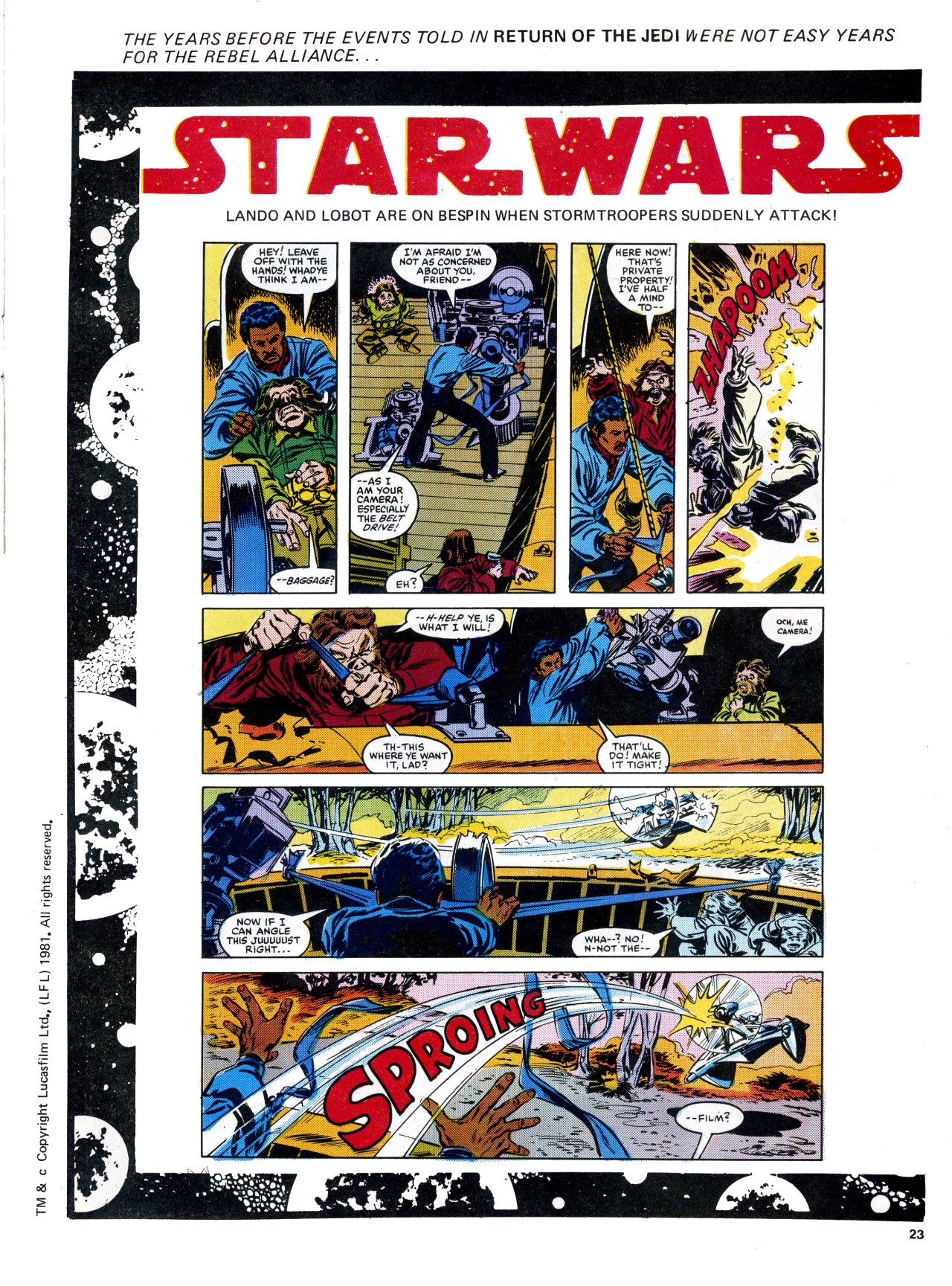 Read online Return of the Jedi comic -  Issue #100 - 22