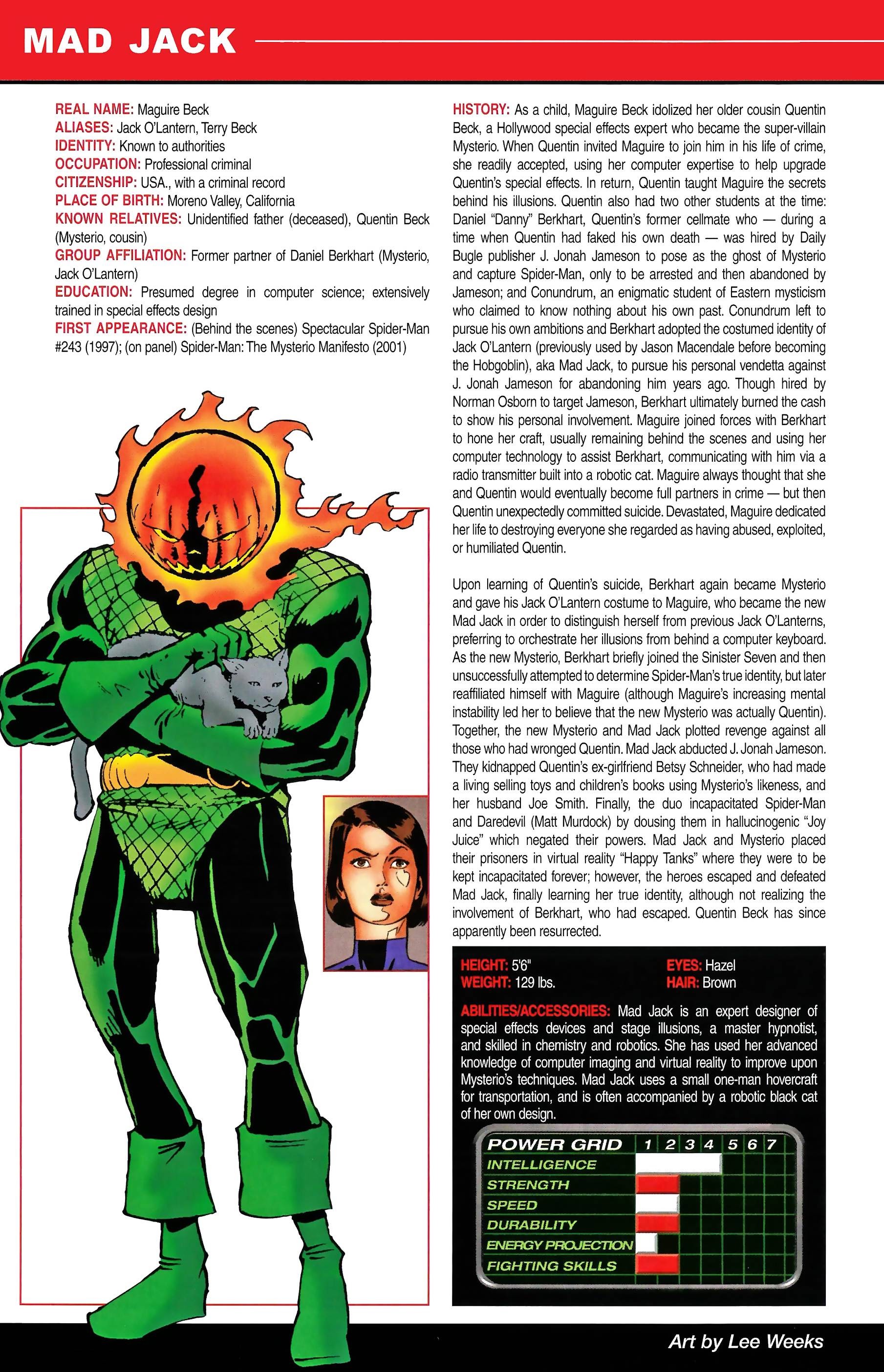 Read online Official Handbook of the Marvel Universe A to Z comic -  Issue # TPB 6 (Part 2) - 124
