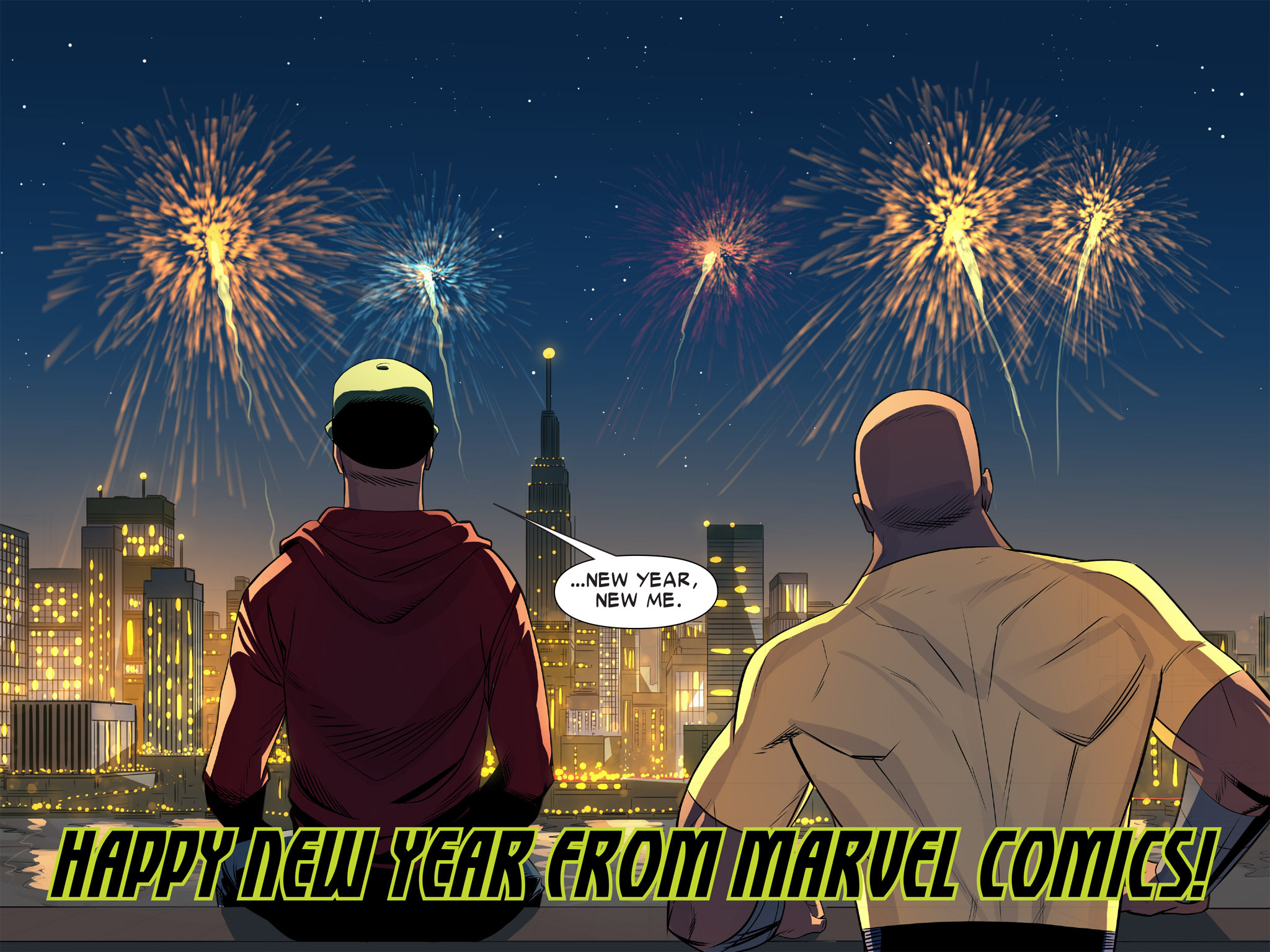 Read online Marvel New Year's Eve Special Infinite Comic comic -  Issue # Full - 55