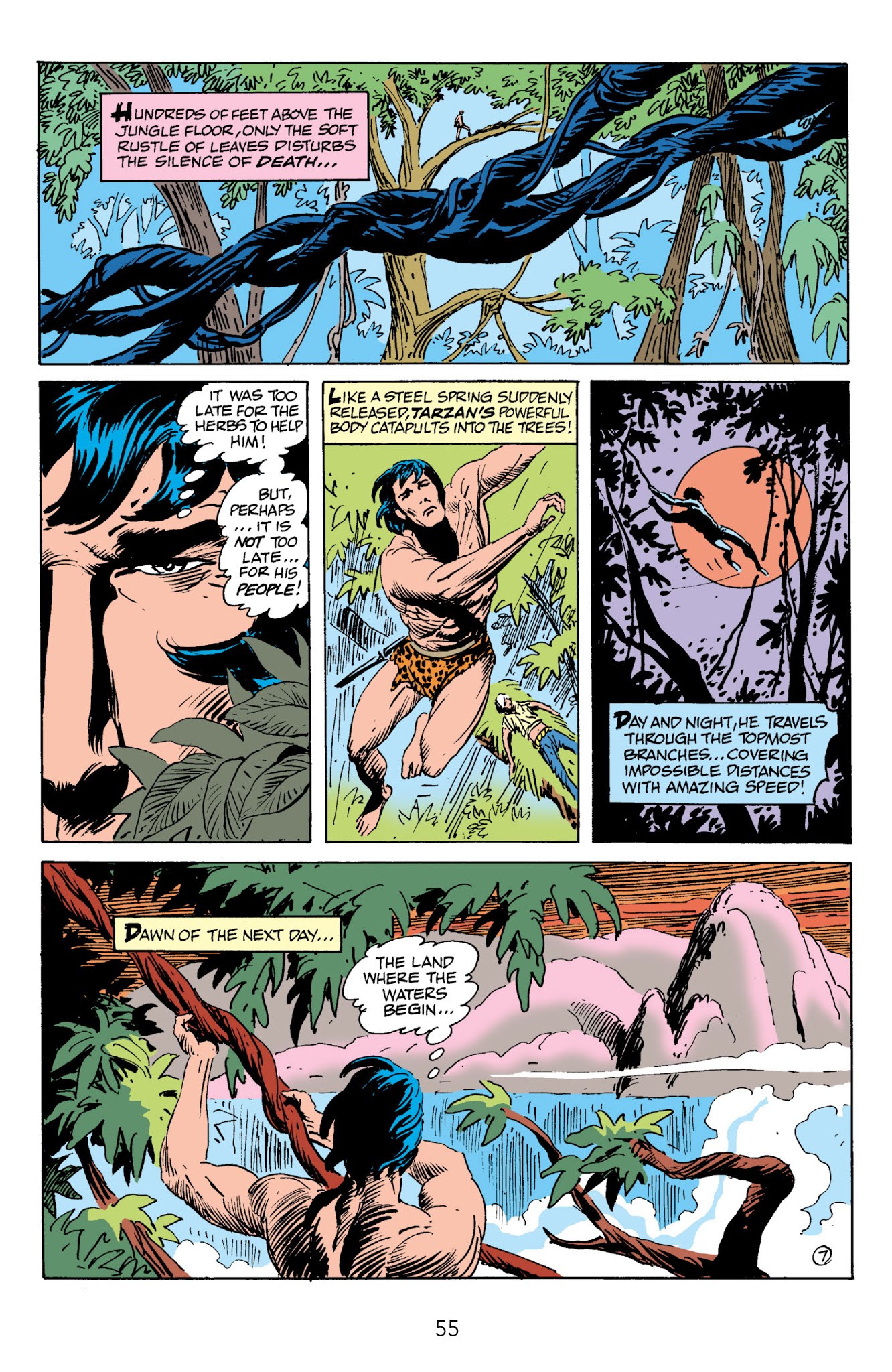 Read online Edgar Rice Burroughs' Tarzan The Joe Kubert Years comic -  Issue # TPB 2 (Part 1) - 56