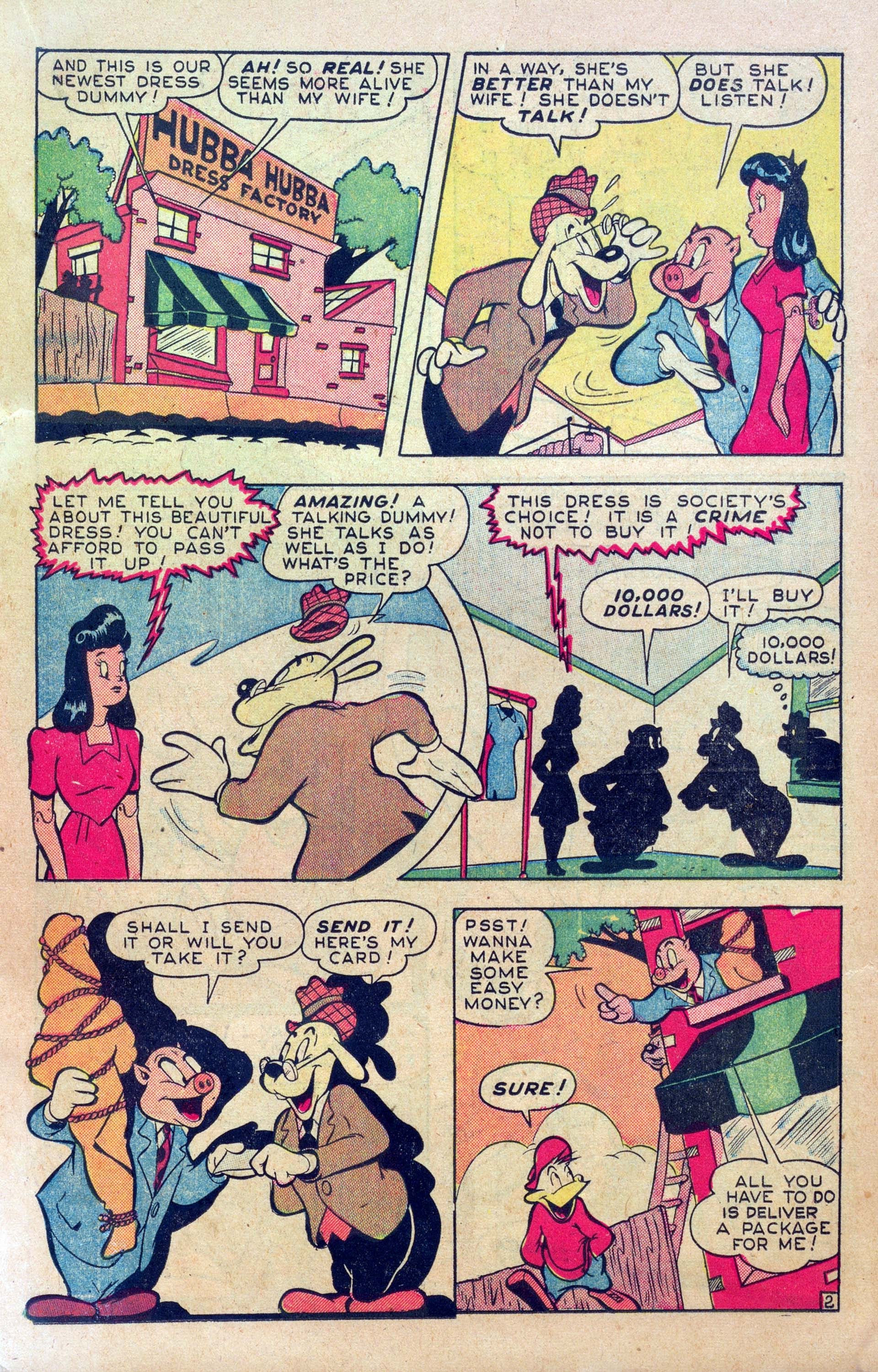 Read online Wacky Duck (1948) comic -  Issue #2 - 17