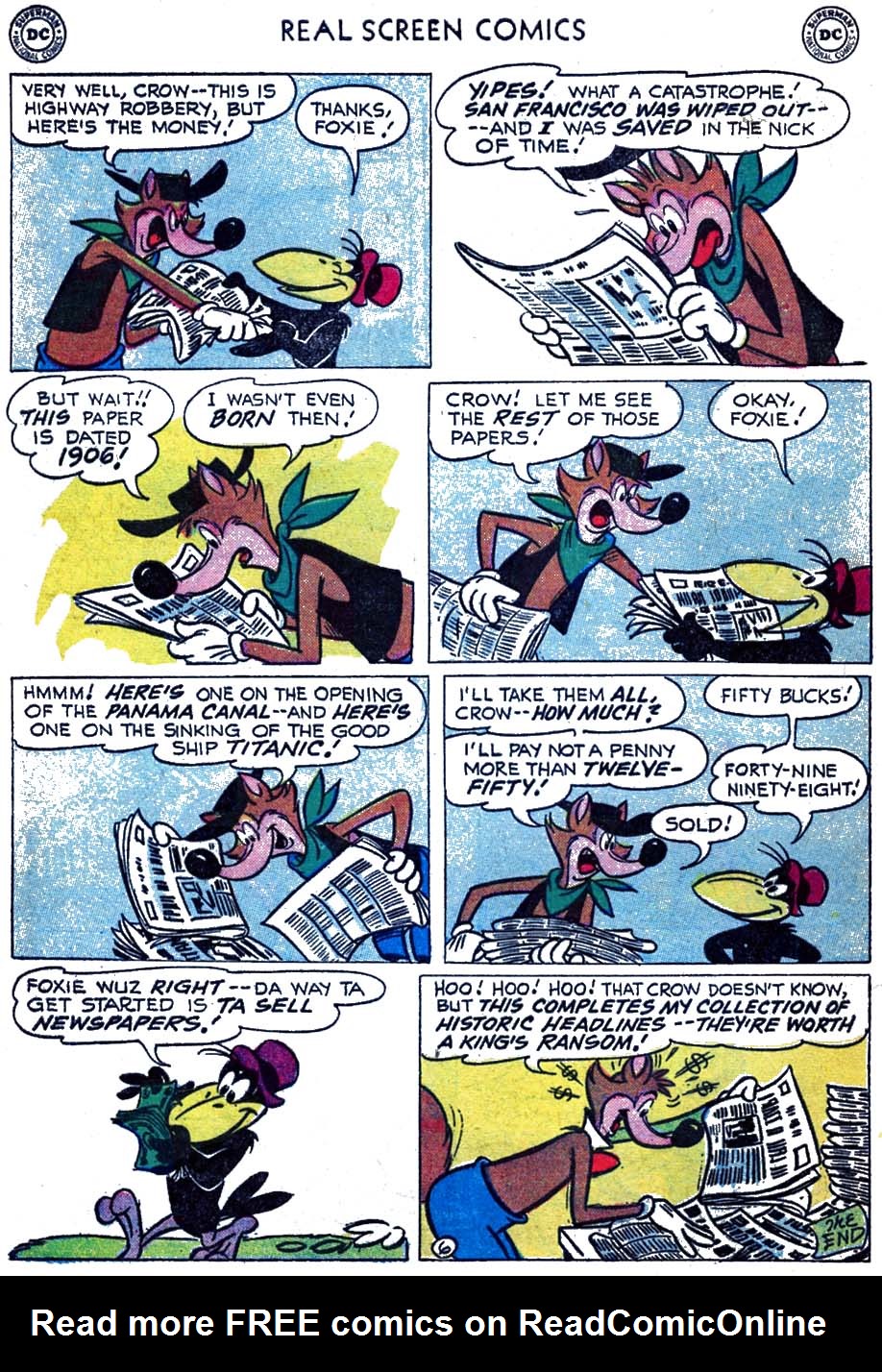 Read online Real Screen Comics comic -  Issue #108 - 8