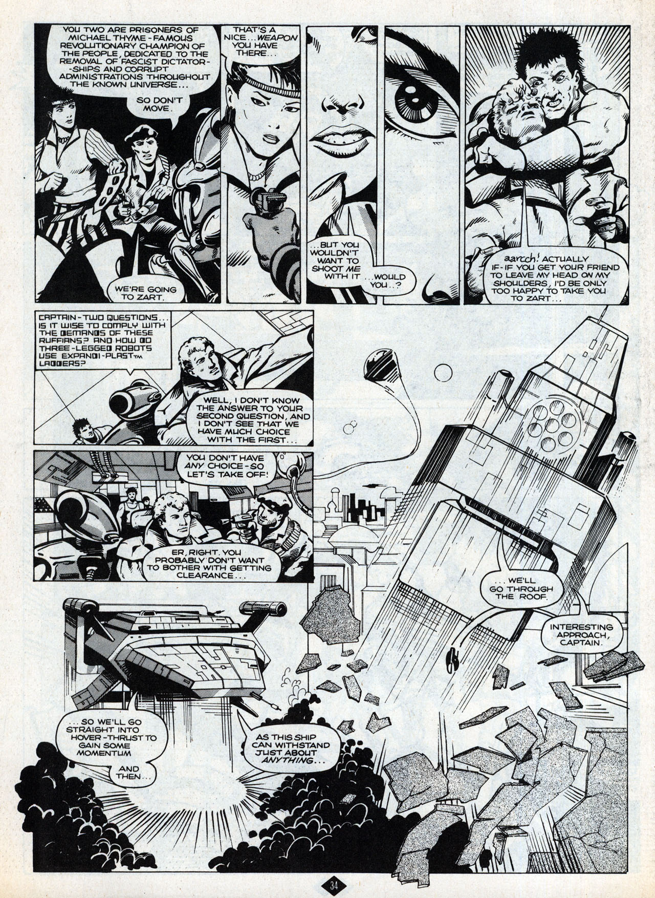 Read online Captain Britain (1985) comic -  Issue #5 - 34