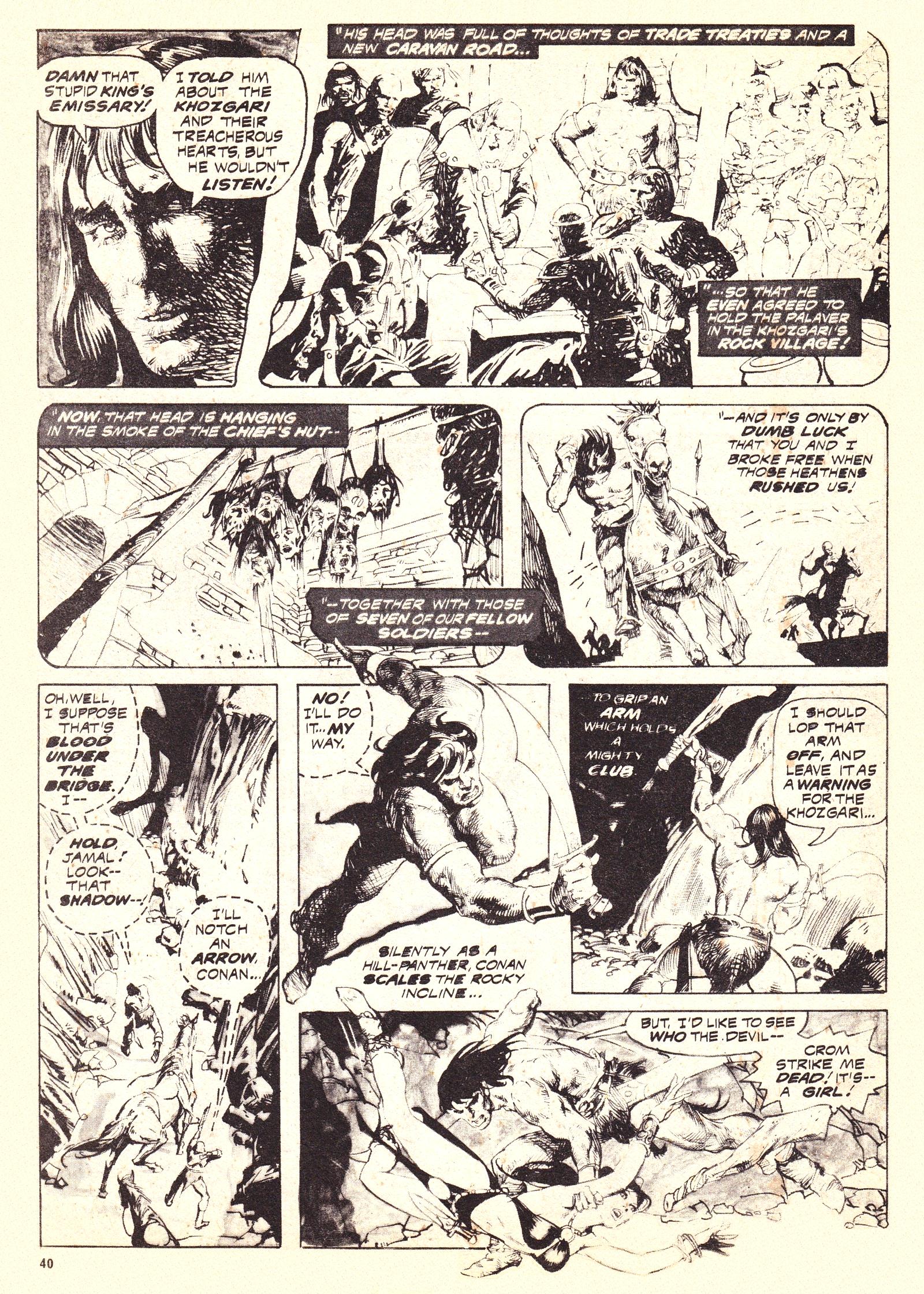 Read online The Savage Sword of Conan (1975) comic -  Issue #7 - 40