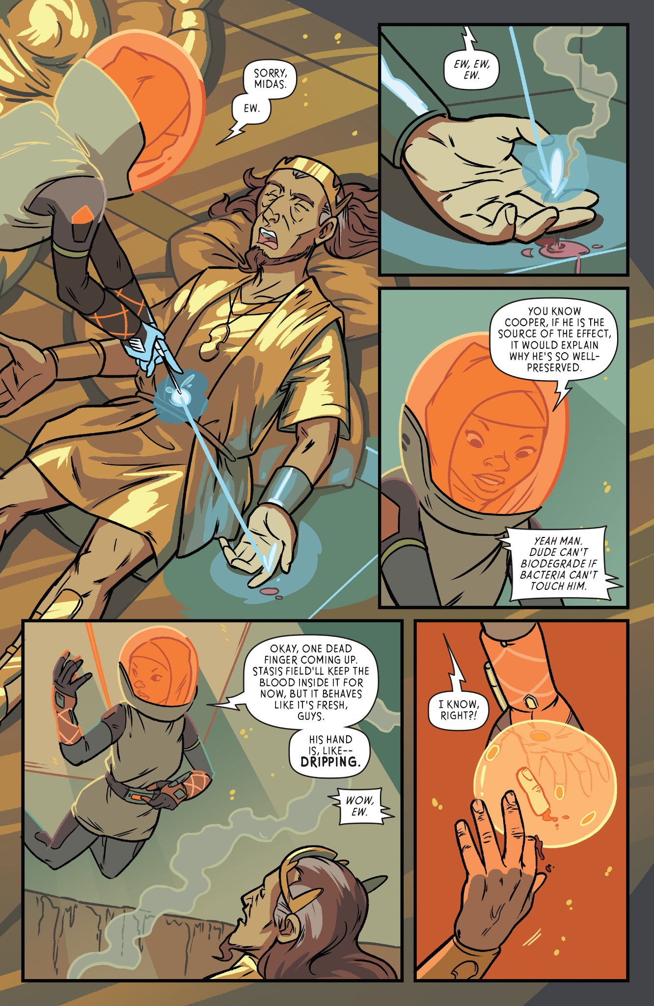 Read online The Midas Flesh comic -  Issue #3 - 6