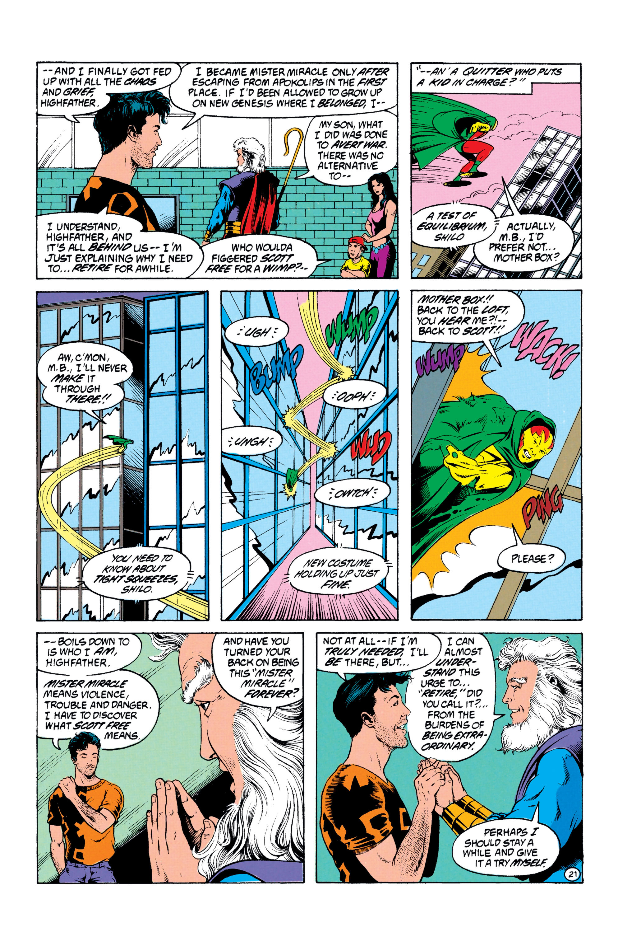 Read online Mister Miracle (1989) comic -  Issue #22 - 22