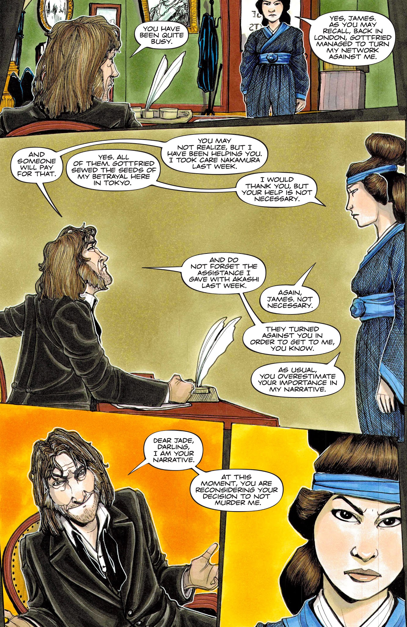 Read online Moriarty: The Jade Serpent comic -  Issue # Full - 8