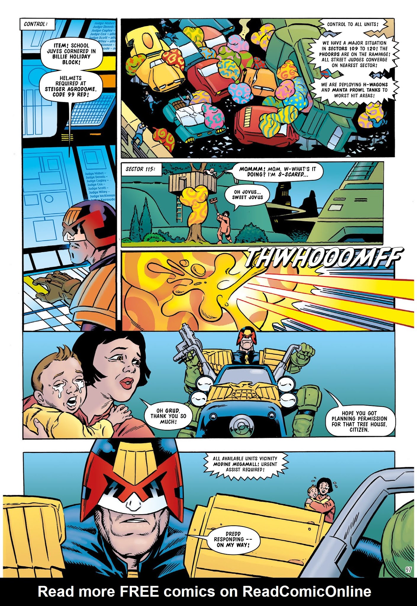 Read online Judge Dredd: The Complete Case Files comic -  Issue # TPB 32 (Part 1) - 99