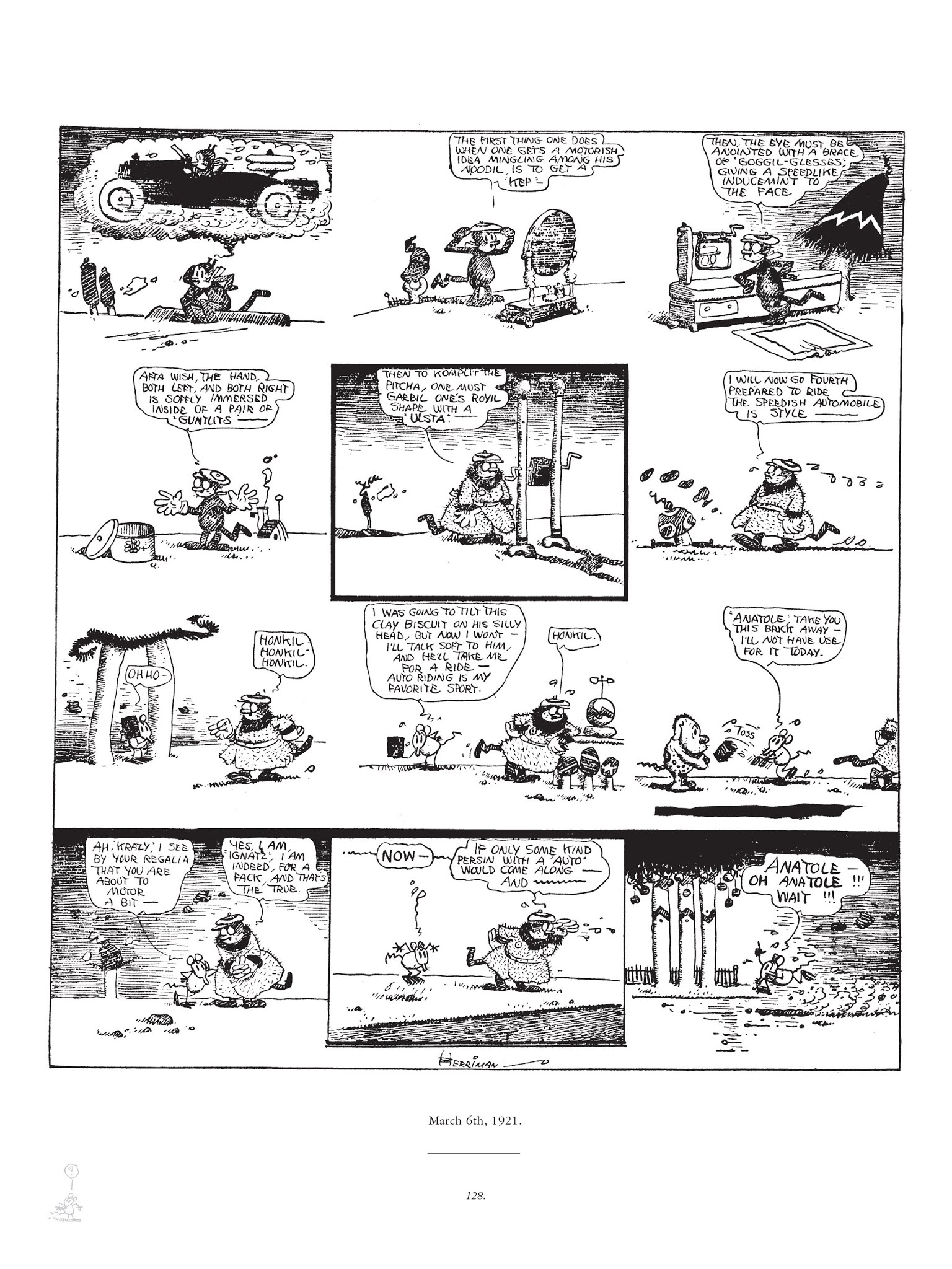 Read online Krazy & Ignatz comic -  Issue # TPB 2 - 128