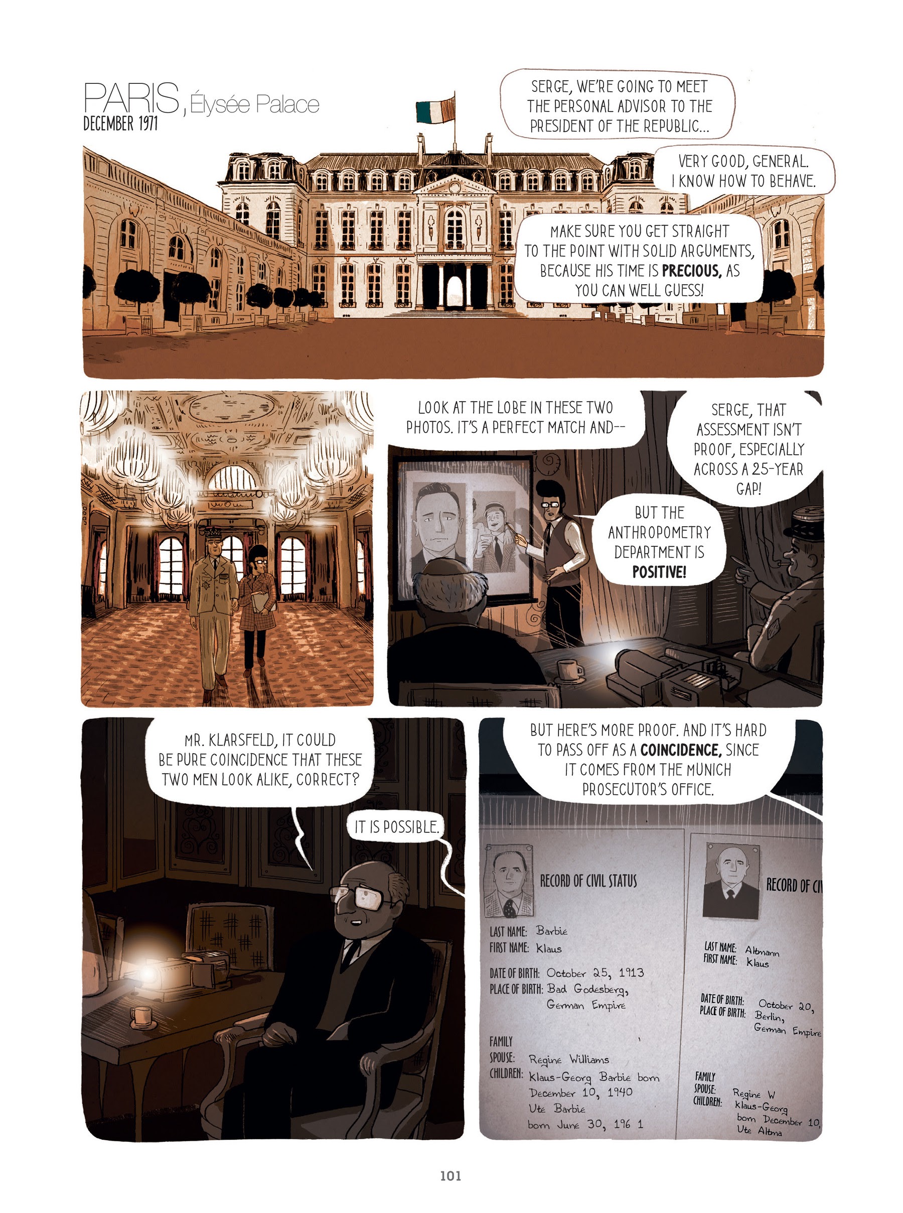Read online For Justice: The Serge & Beate Klarsfeld Story comic -  Issue # TPB (Part 2) - 1