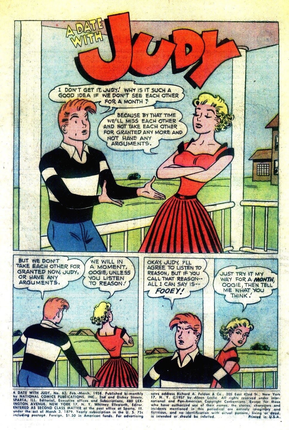 Read online A Date with Judy comic -  Issue #63 - 3