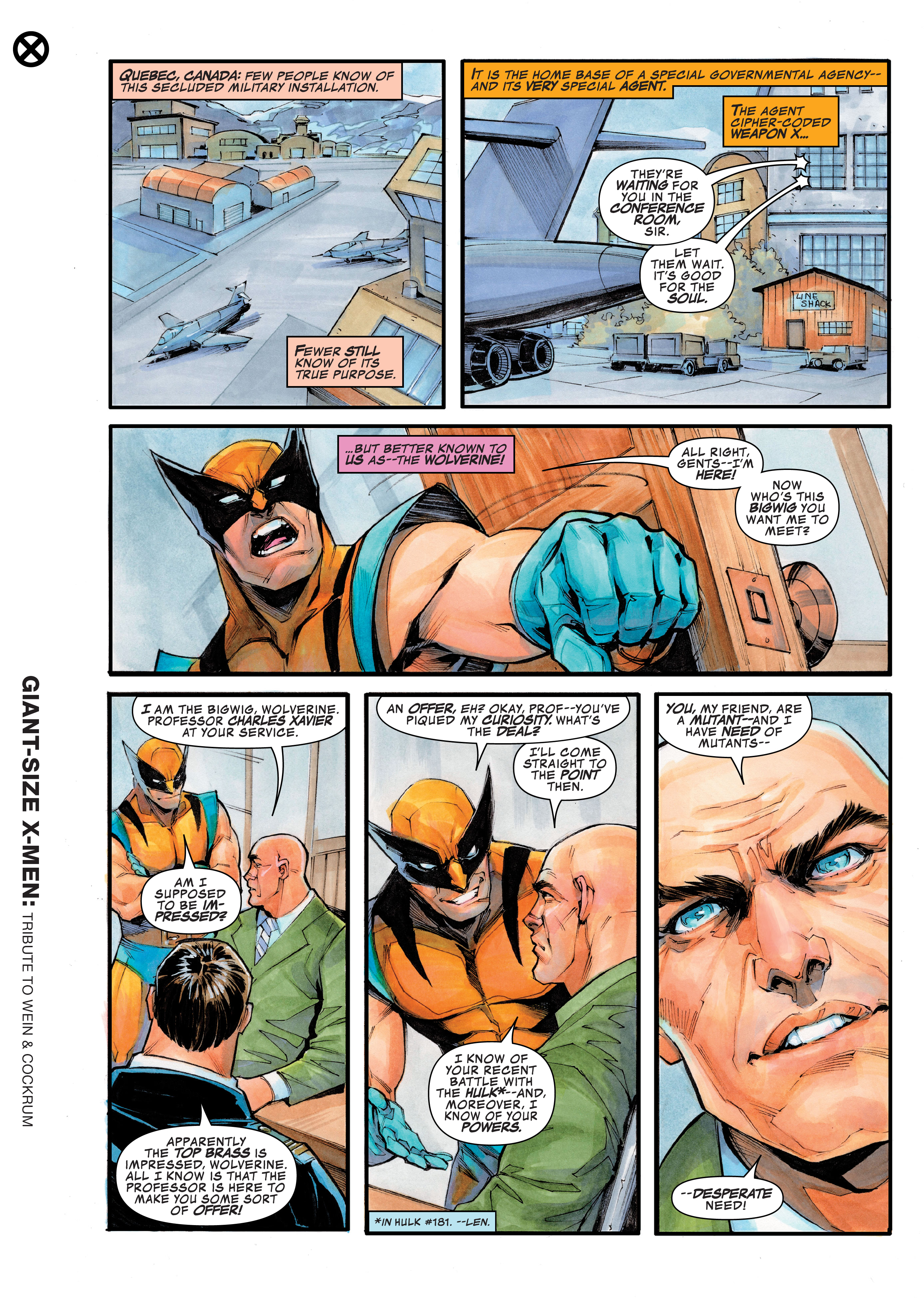 Read online Giant-Size X-Men: Tribute To Wein & Cockrum Gallery Edition comic -  Issue # TPB (Part 1) - 9