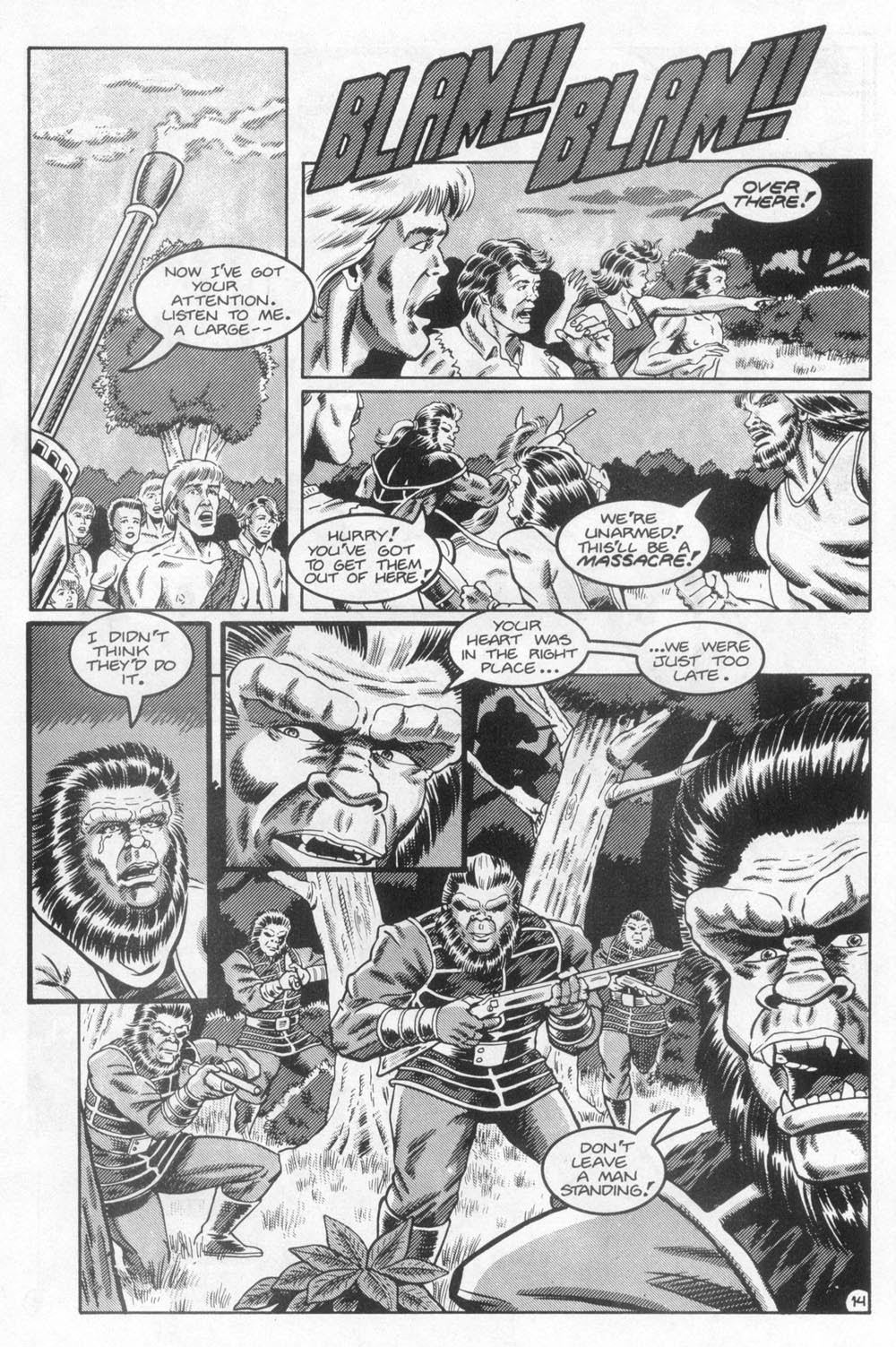 Read online Planet of the Apes: Blood of the Apes comic -  Issue #4 - 15