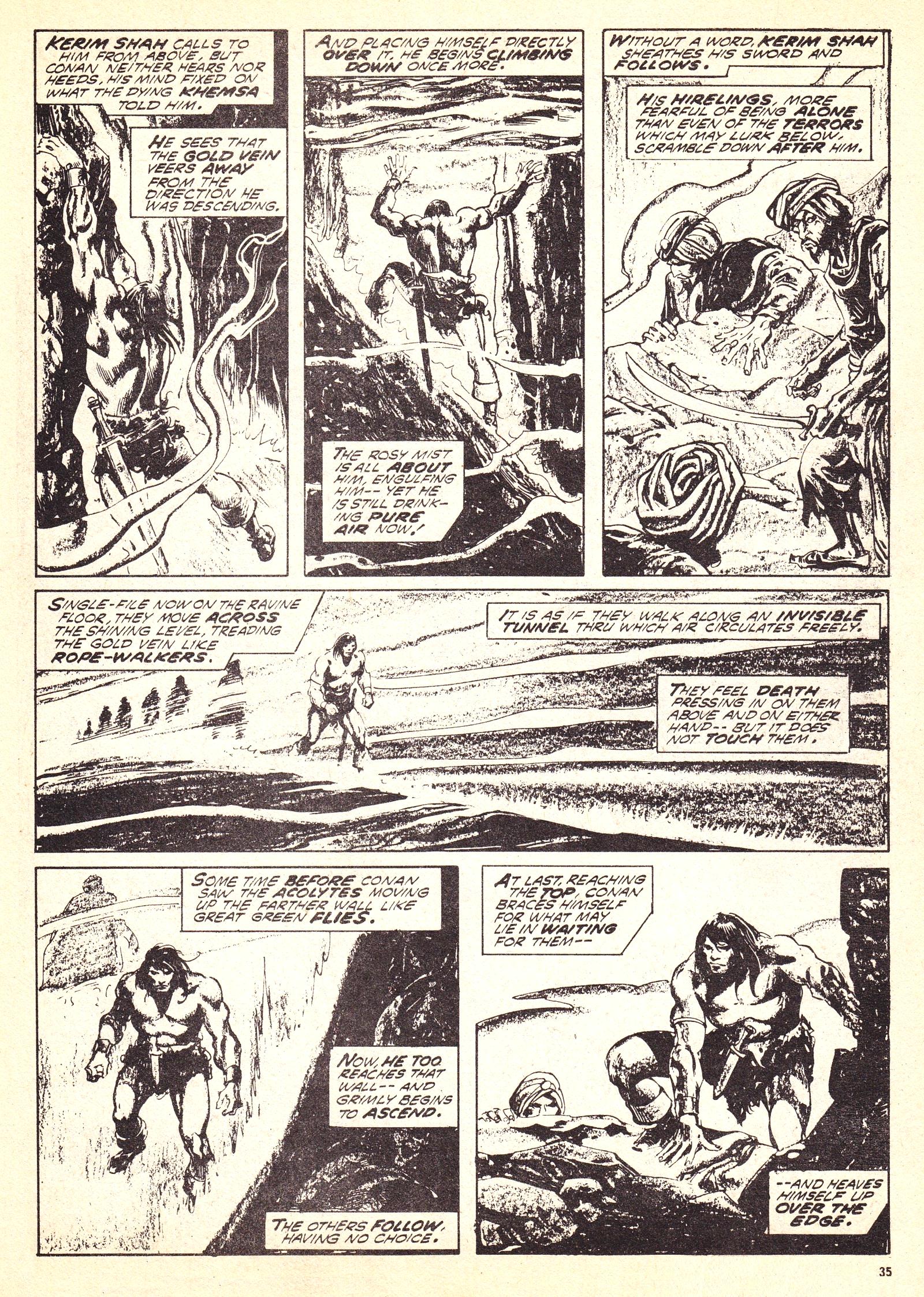 Read online The Savage Sword of Conan (1975) comic -  Issue #7 - 35