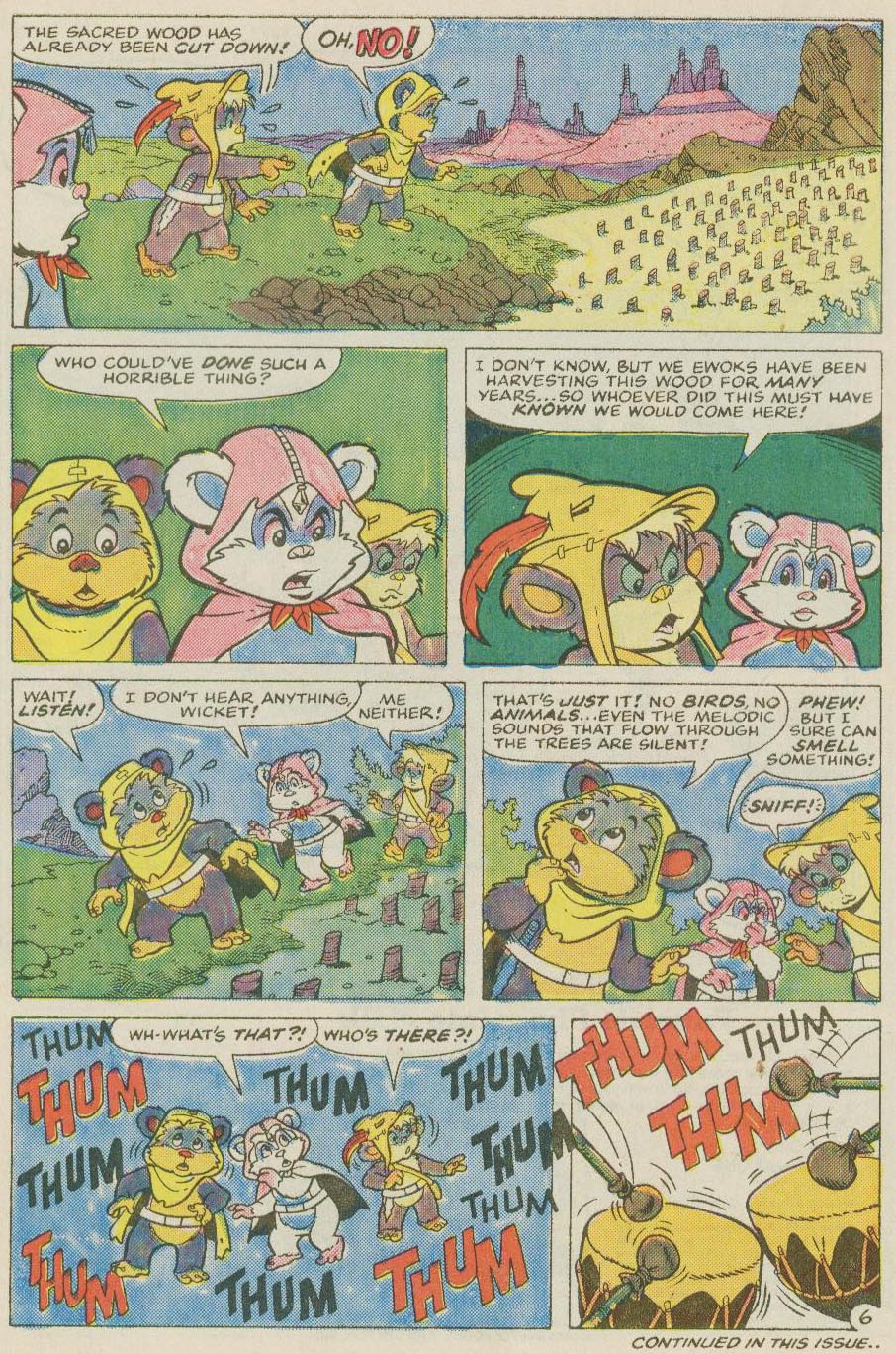 Read online Ewoks (1987) comic -  Issue #3 - 8
