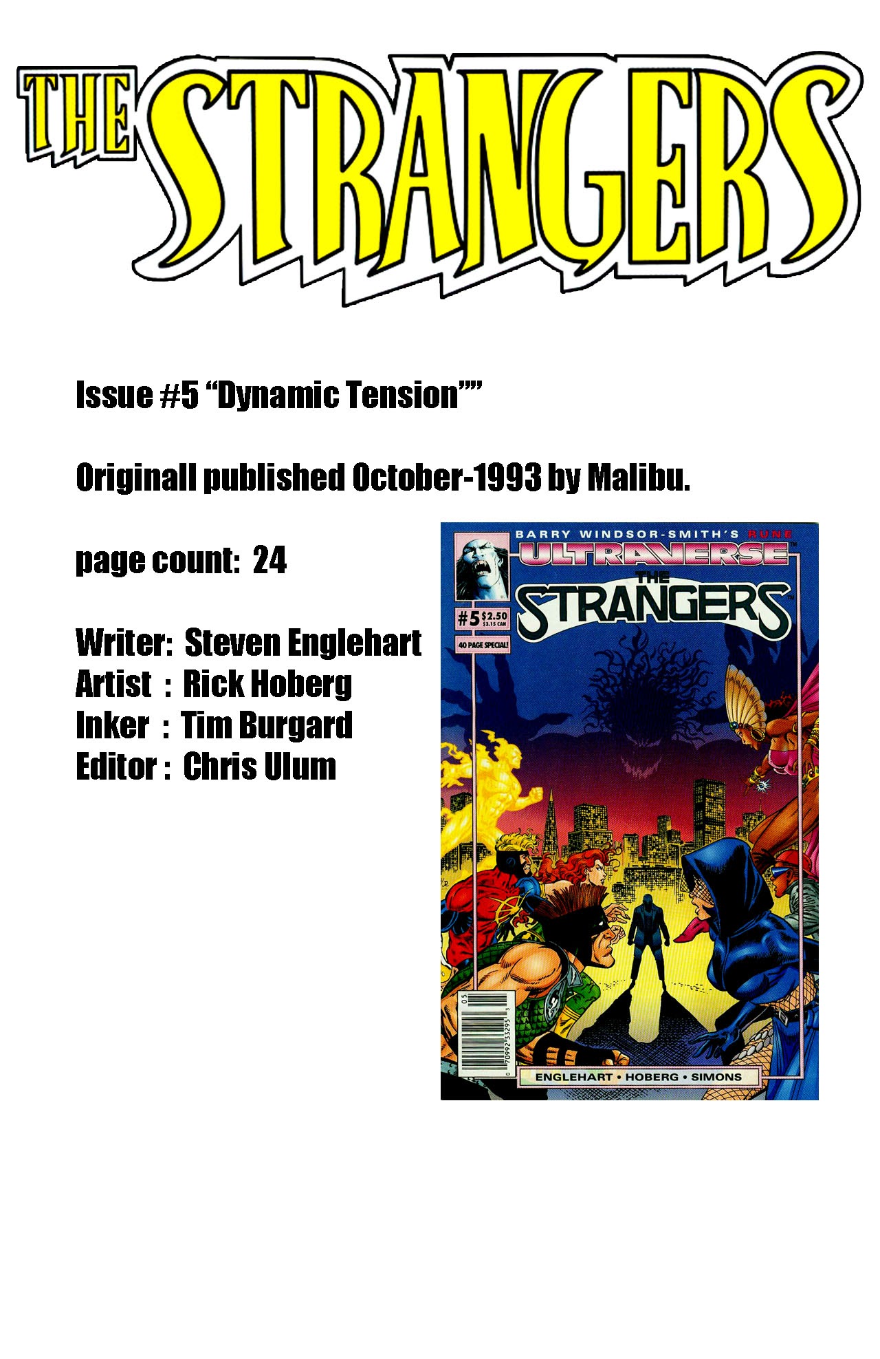 Read online Jumpstart: The Strangers Collection comic -  Issue # TPB - 93