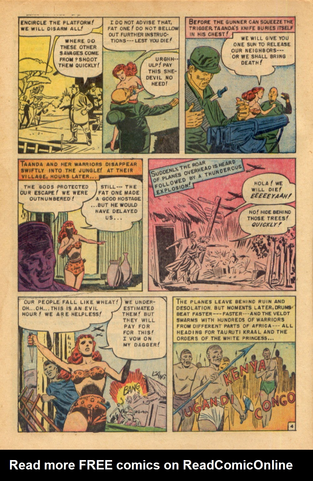 Read online Taanda White Princess of the Jungle comic -  Issue #3 - 6
